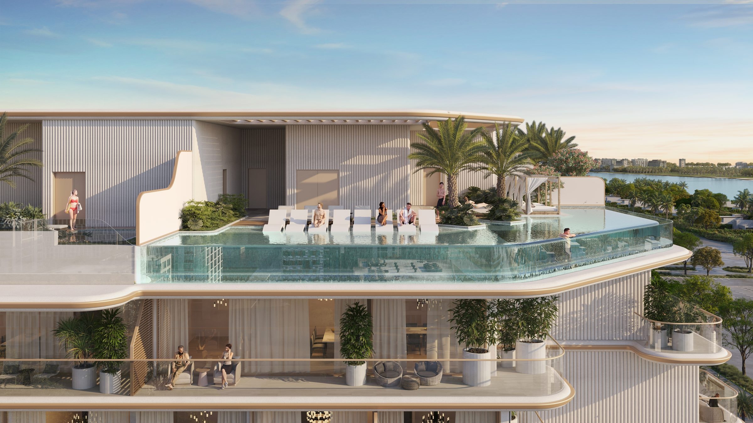 Impressie van Sunset Bay Grand, woningen van Imtiaz Developments in Dubai Islands, Dubai