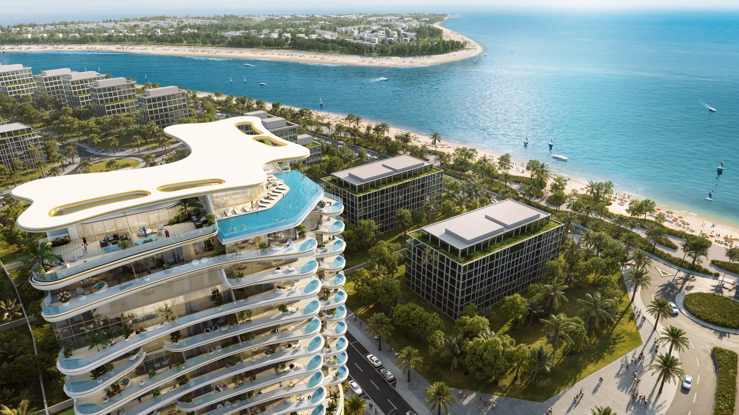 Impressie van Beach Walk Grand, appartementen van Imtiaz Developments in Dubai Islands, Dubai