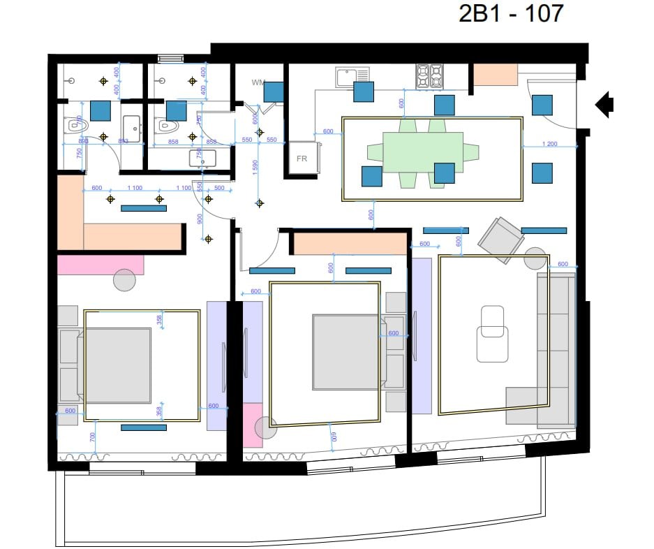 Impressie van Mag 777, appartementen van MAG Property Development in Dubai Sports City, Dubai