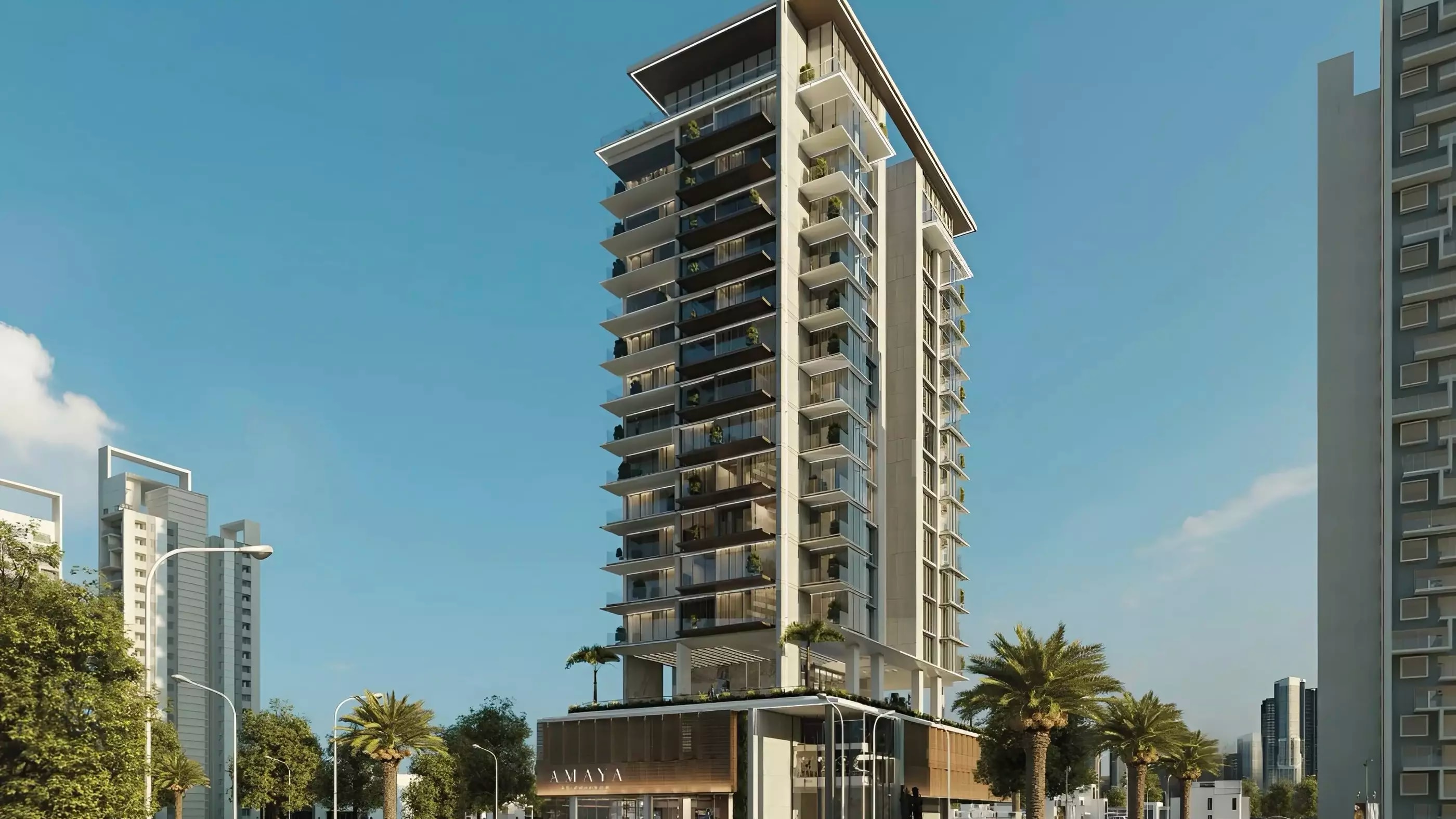Impressie van Amaya Residences, woningen van Polygon Real Estate Development in Al Furjan, Dubai