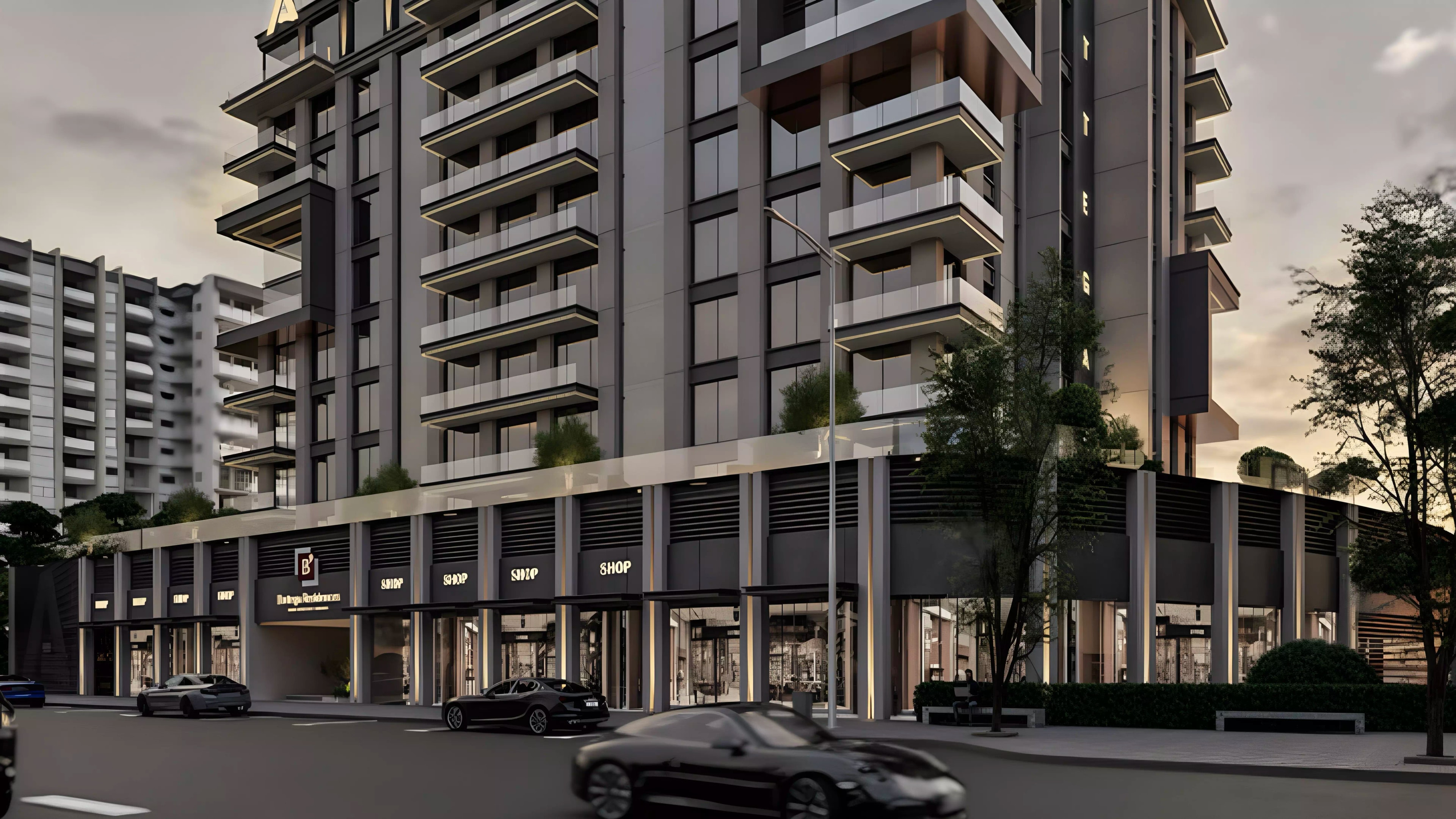 Impressie van Bottega Nove, woningen van Al Andalusia Group in Majan, Dubai