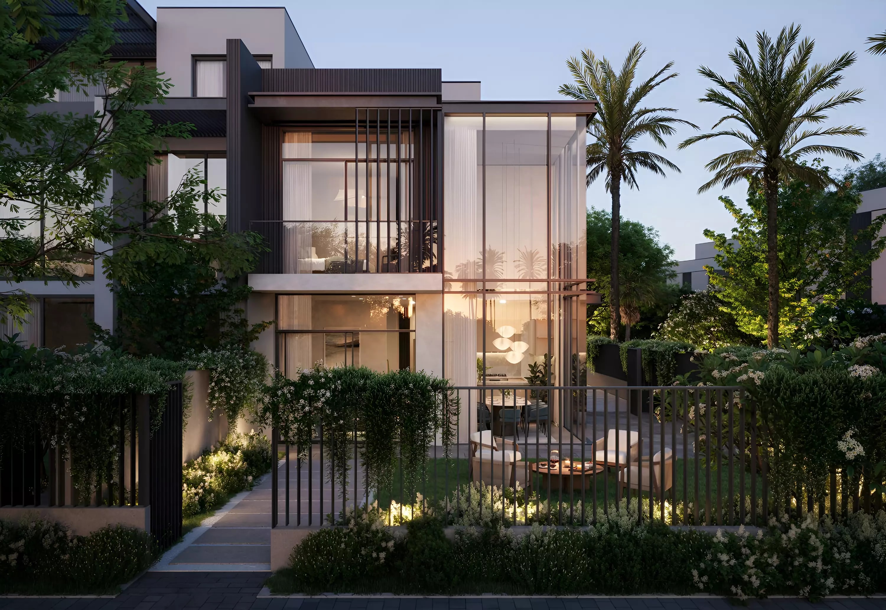 Impressie van La Tilia at Villanova 2, townhouses van Dubai Properties in Villanova, Dubai