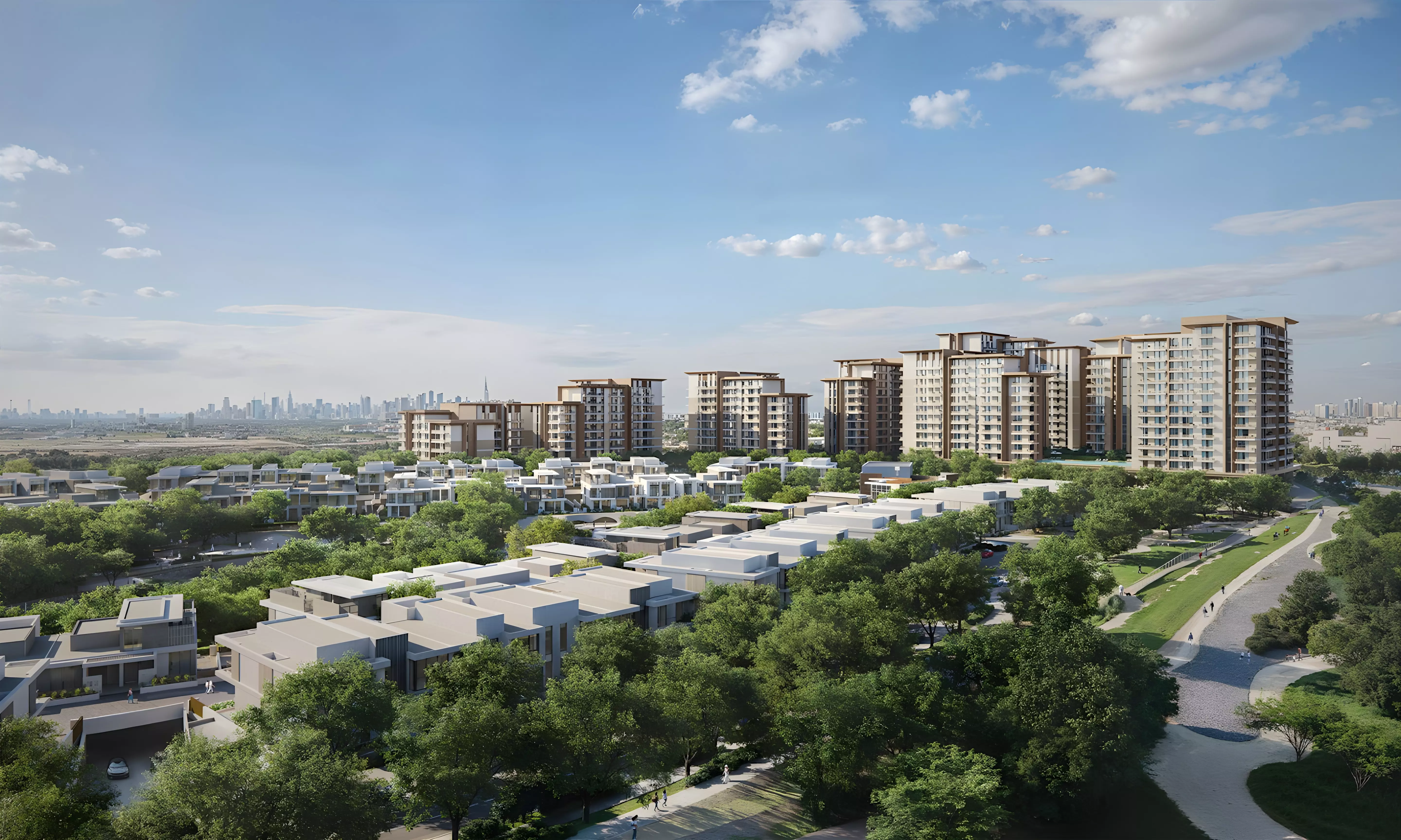 Impressie van Ghadeer at Expo Valley Views, appartementen van Expo City Dubai in Expo City, Dubai