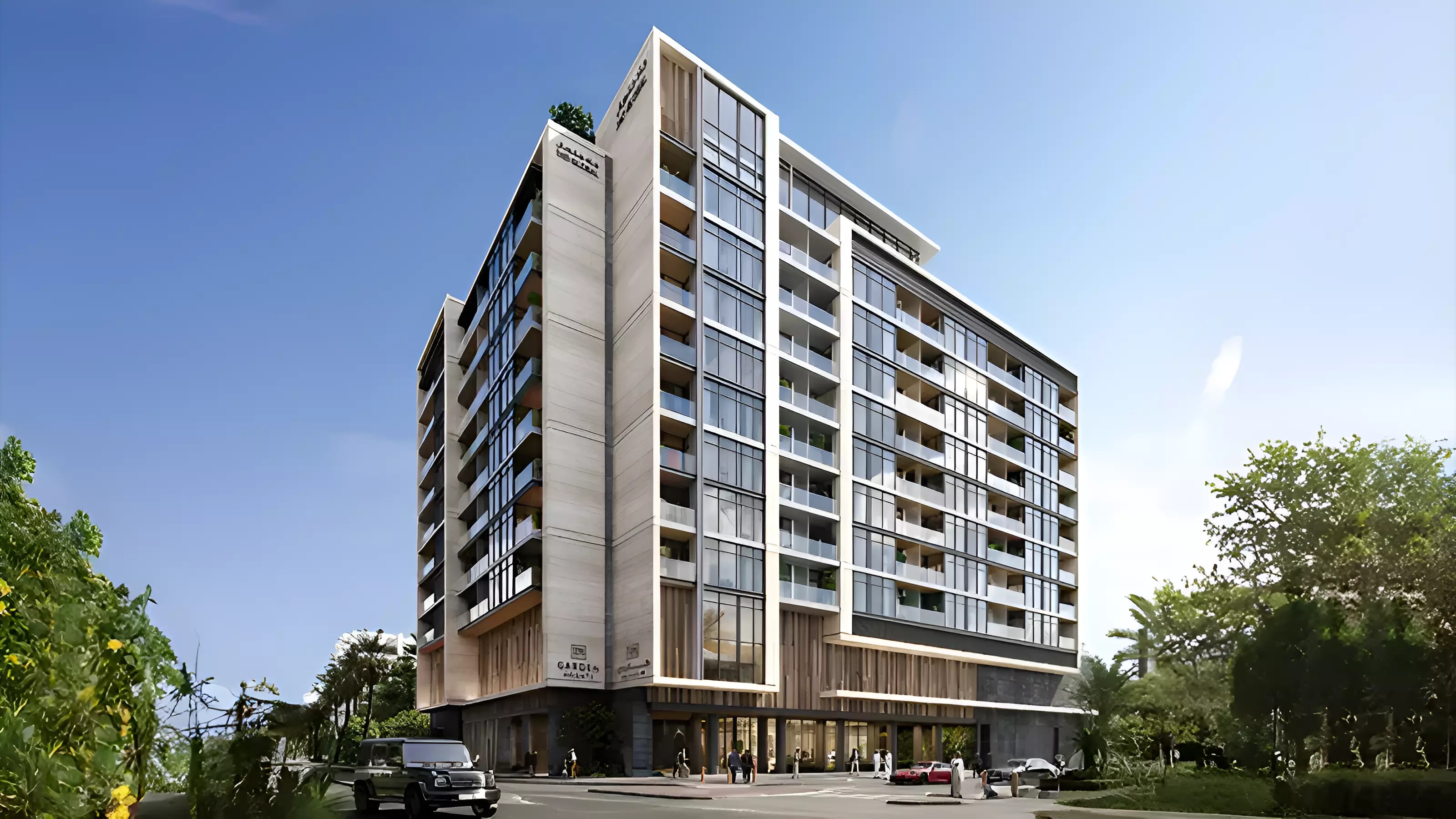 Impressie van 171 Garden Heights, appartementen van JAD Global in Jumeirah Garden City, Dubai