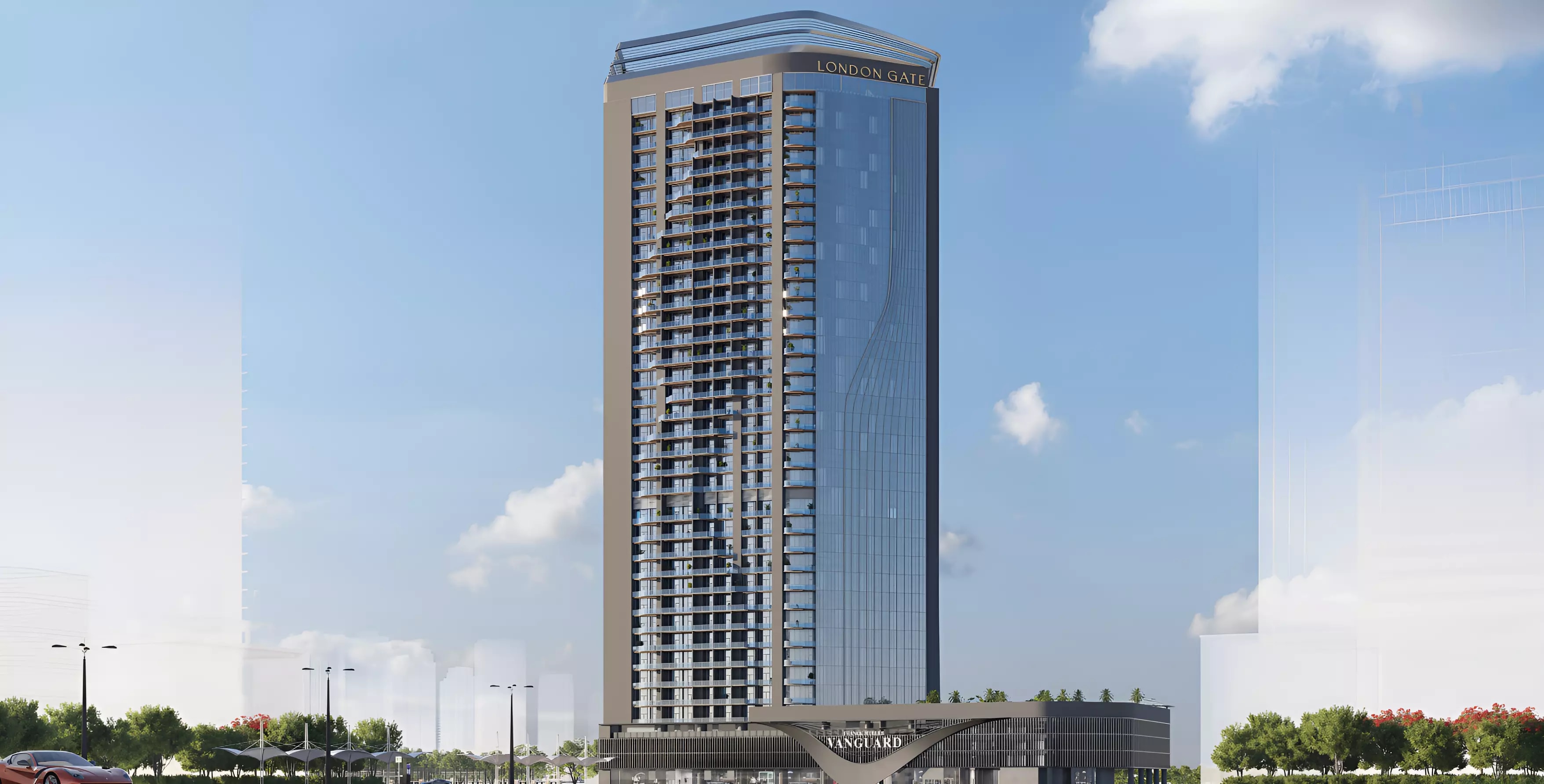 Impressie van Franck Muller Vanguard, appartementen van London Gate in Dubai Marina, Dubai