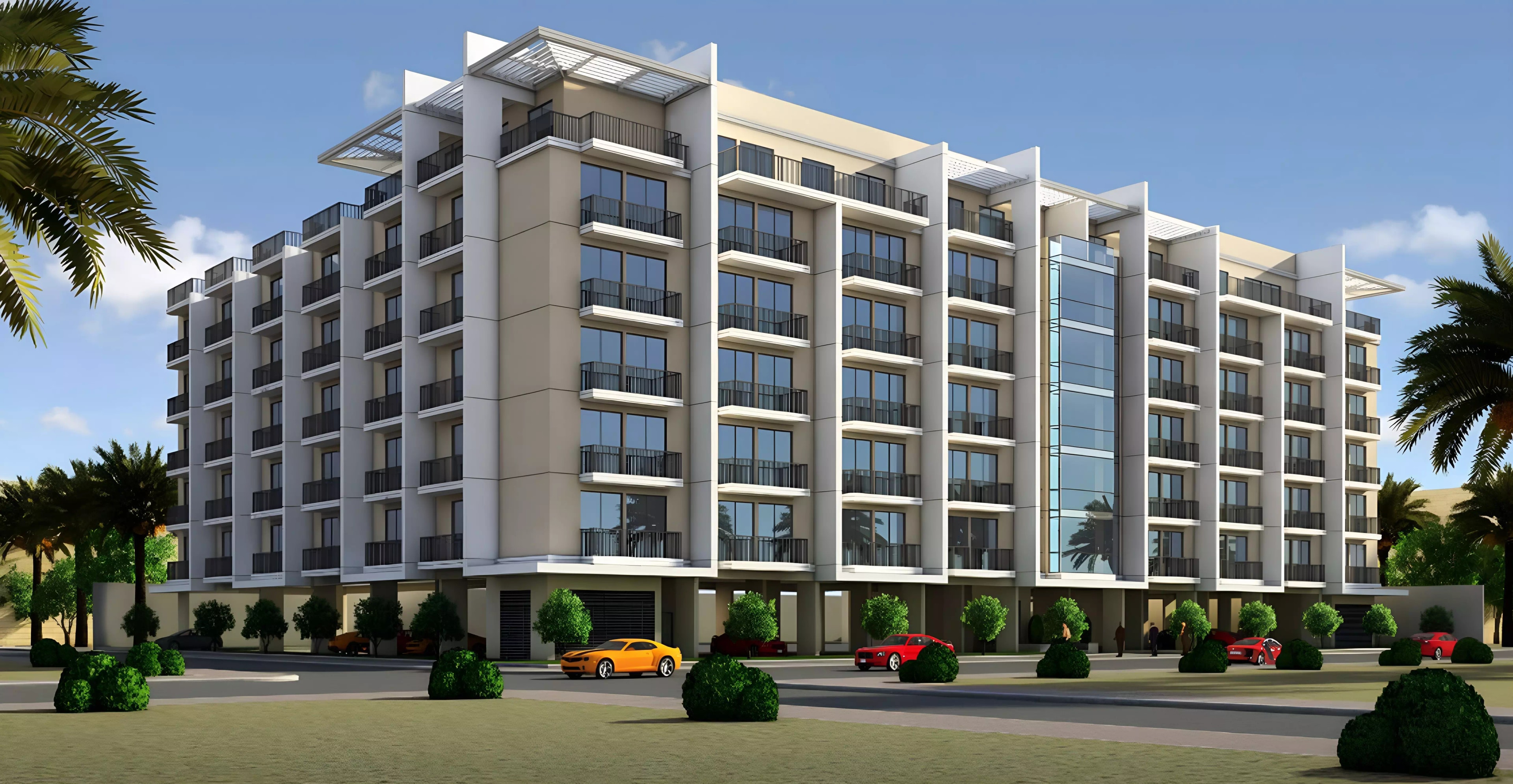 Impressie van Sports View Residence, appartementen van Al Helal Al Zahaby Real Estate in International City Phase 2, Dubai