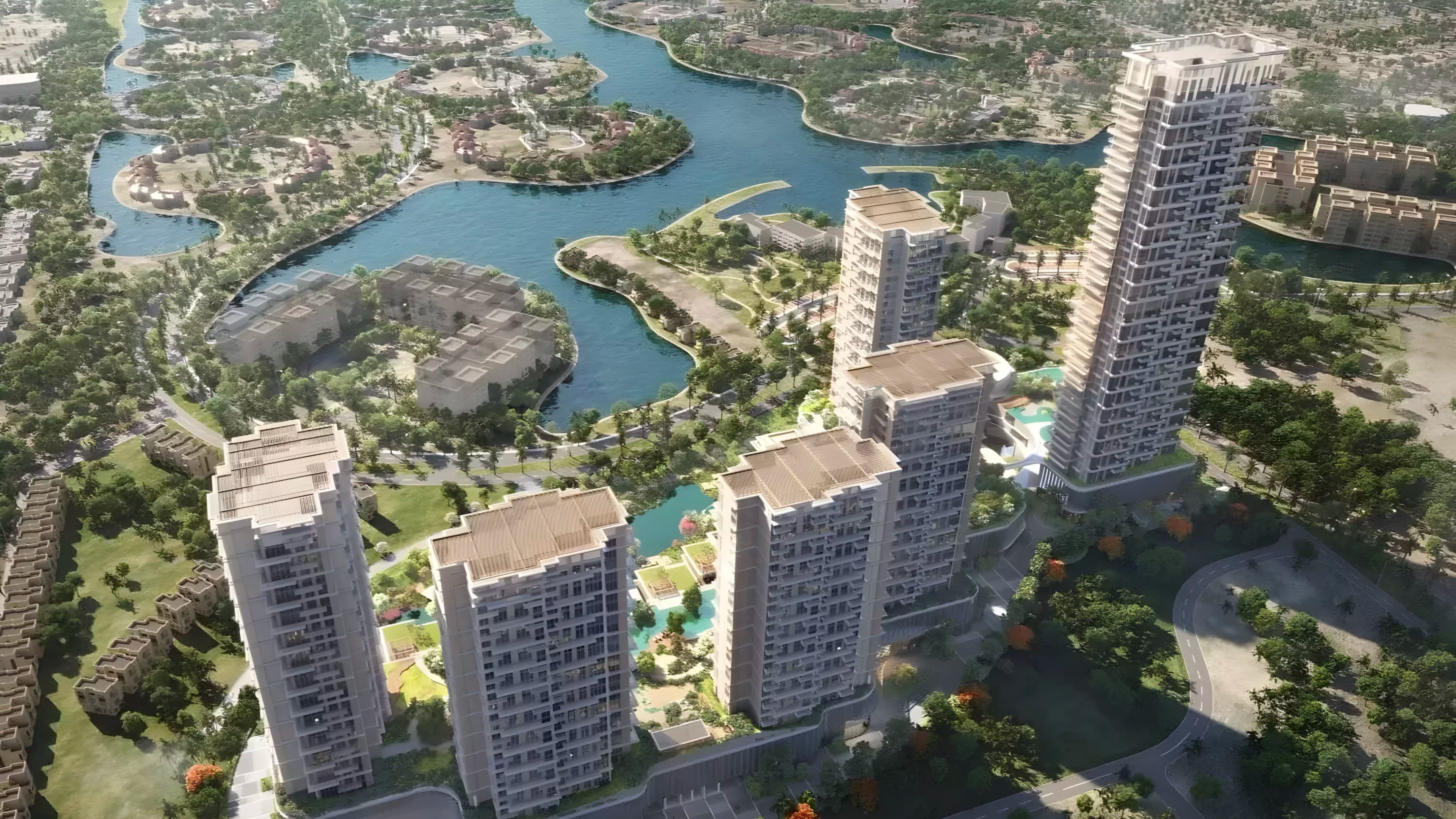 Impressie van Serenia District East Residences, appartementen van Palma Development in Jumeirah Islands, Dubai