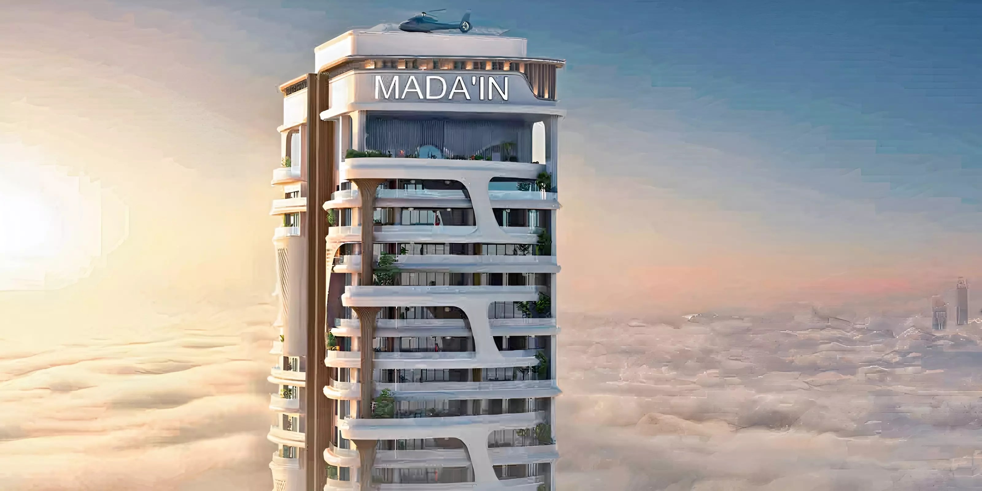 Impressie van Mada’in Tower, woningen van Mada'in Properties in Dubai Marina, Dubai