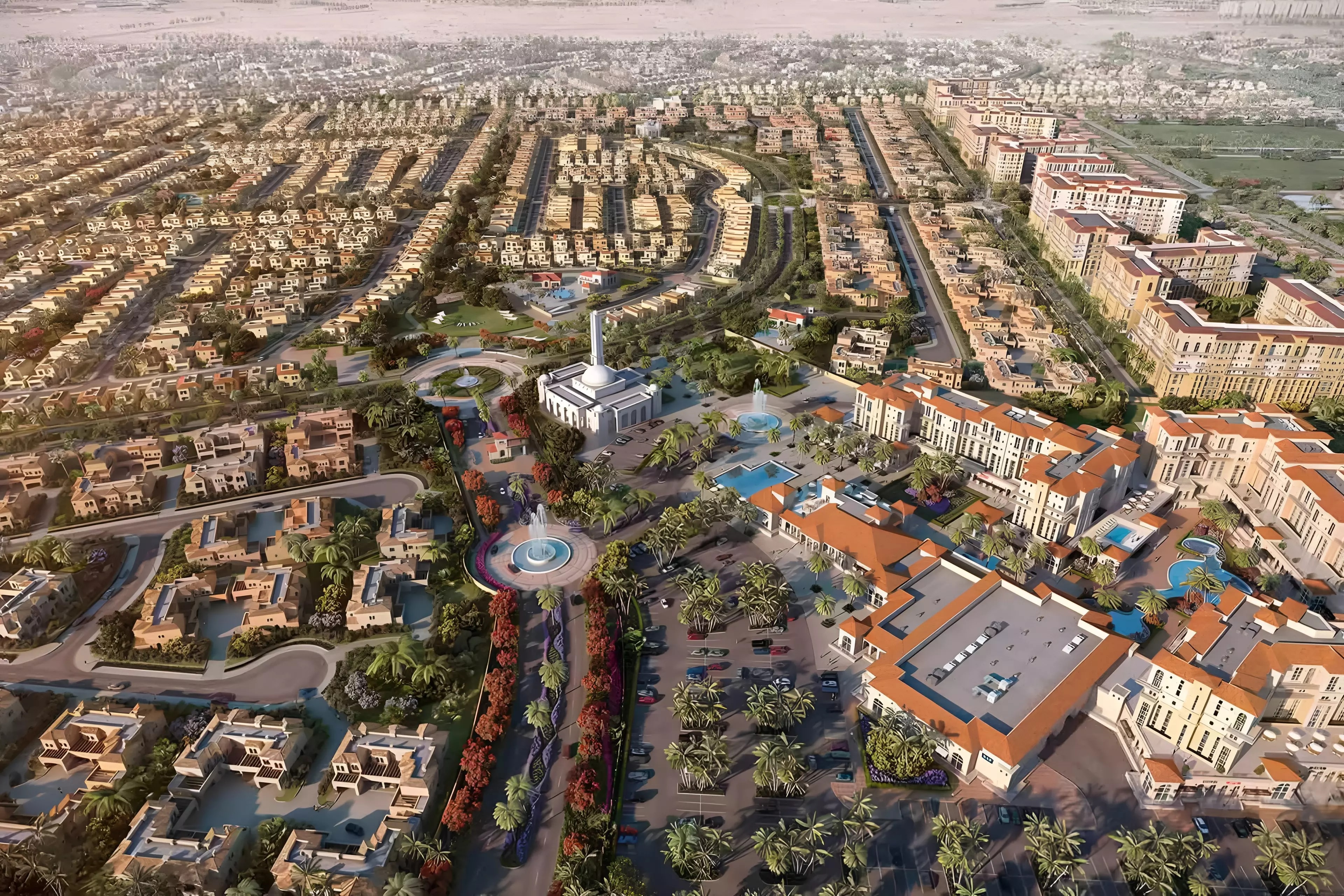 Impressie van Tulip Oasis 10, appartementen van AME Real Estate Development in Majan, Dubai