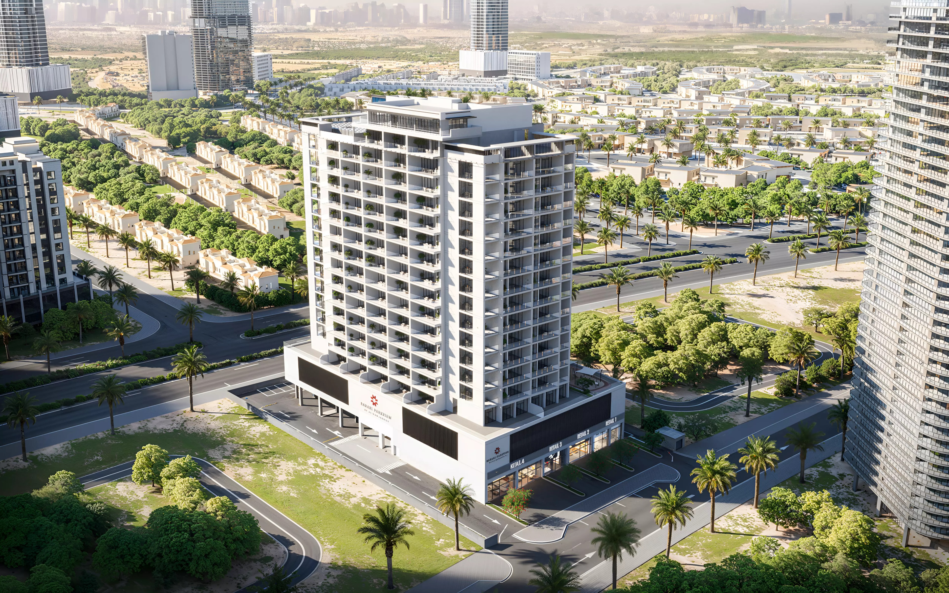 Impressie van Barari Parkview By Al Mawared, appartementen van Al Mawared Properties in Majan, Dubai