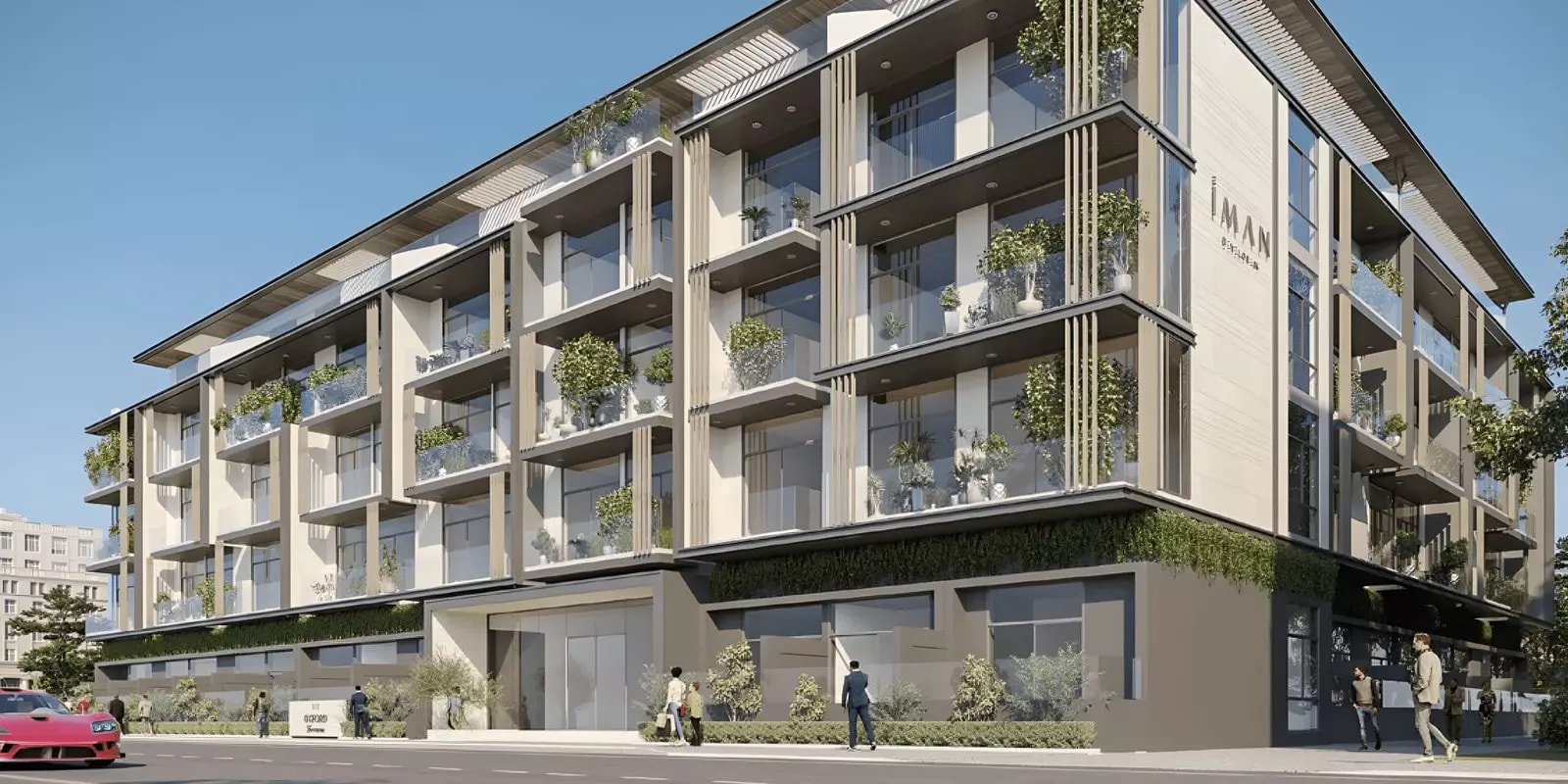 Impressie van Oxford Terraces By Iman Developers, appartementen van Iman Developers in Jumeirah Village Circle, Dubai