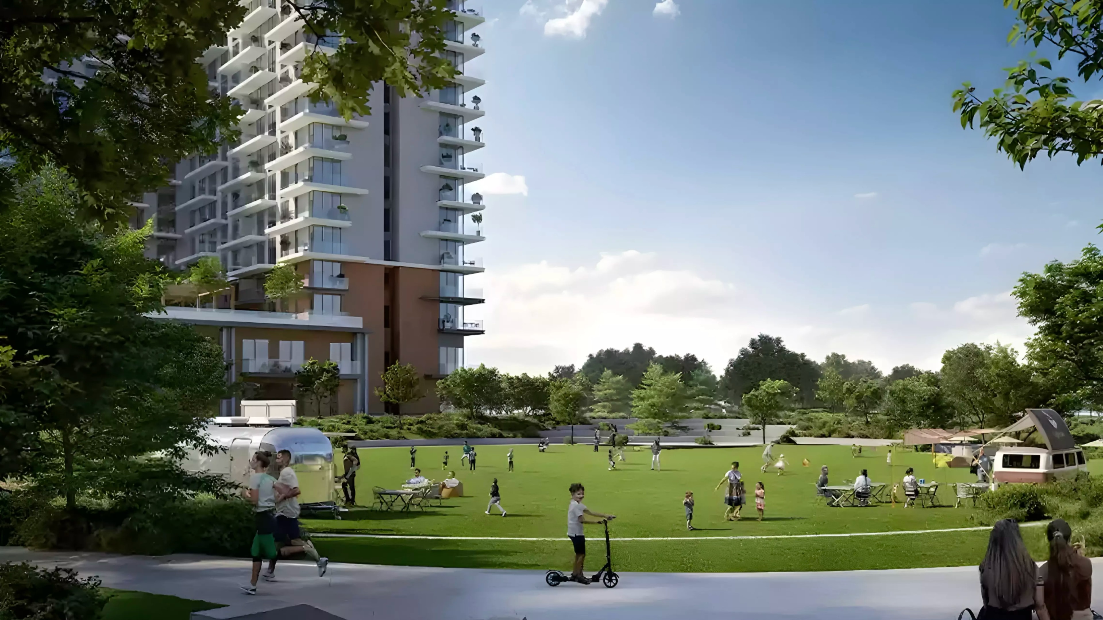Impressie van Greencrest, appartementen van Emaar Properties in Dubai Hills Estate, Dubai