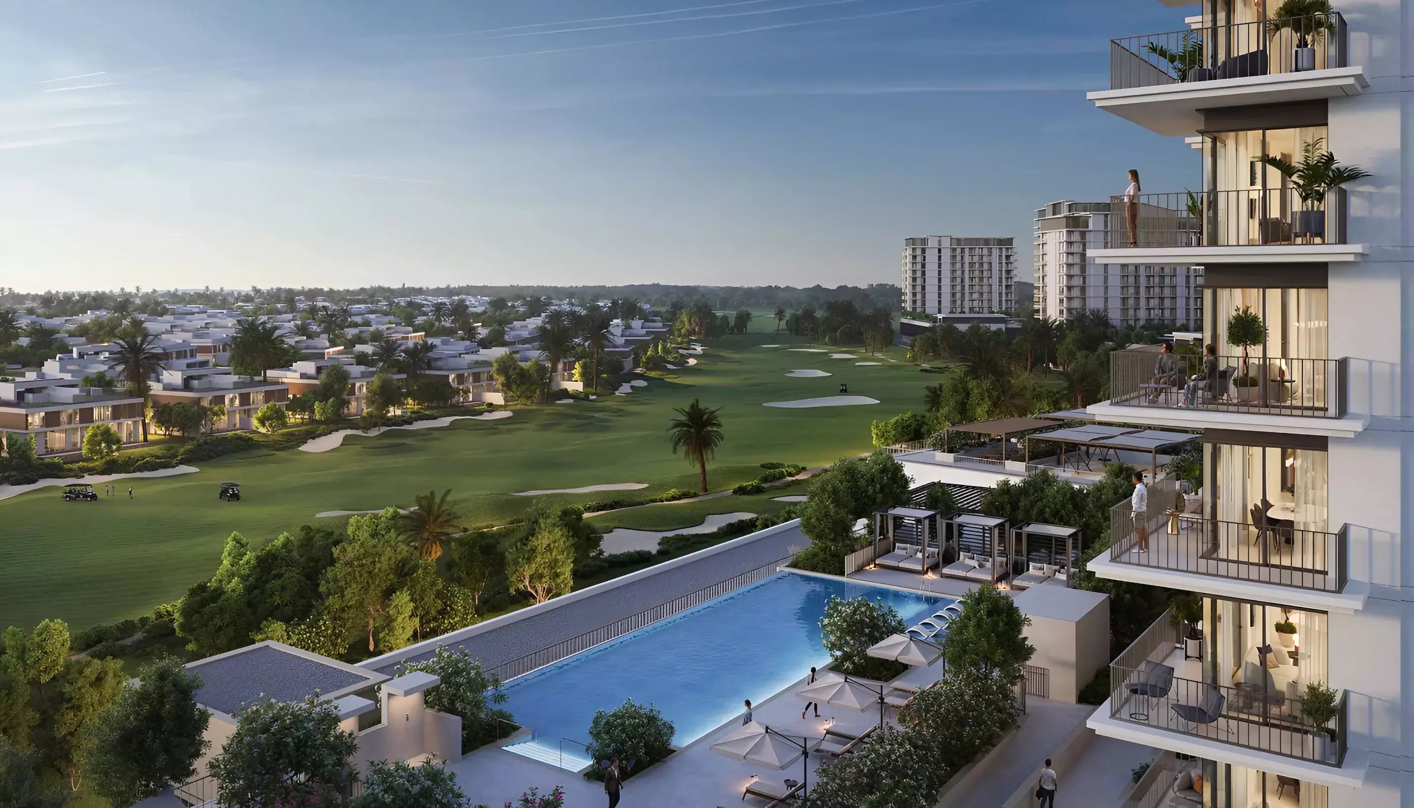 Impressie van Golf Verge, appartementen van Emaar Properties in Emaar South, Dubai