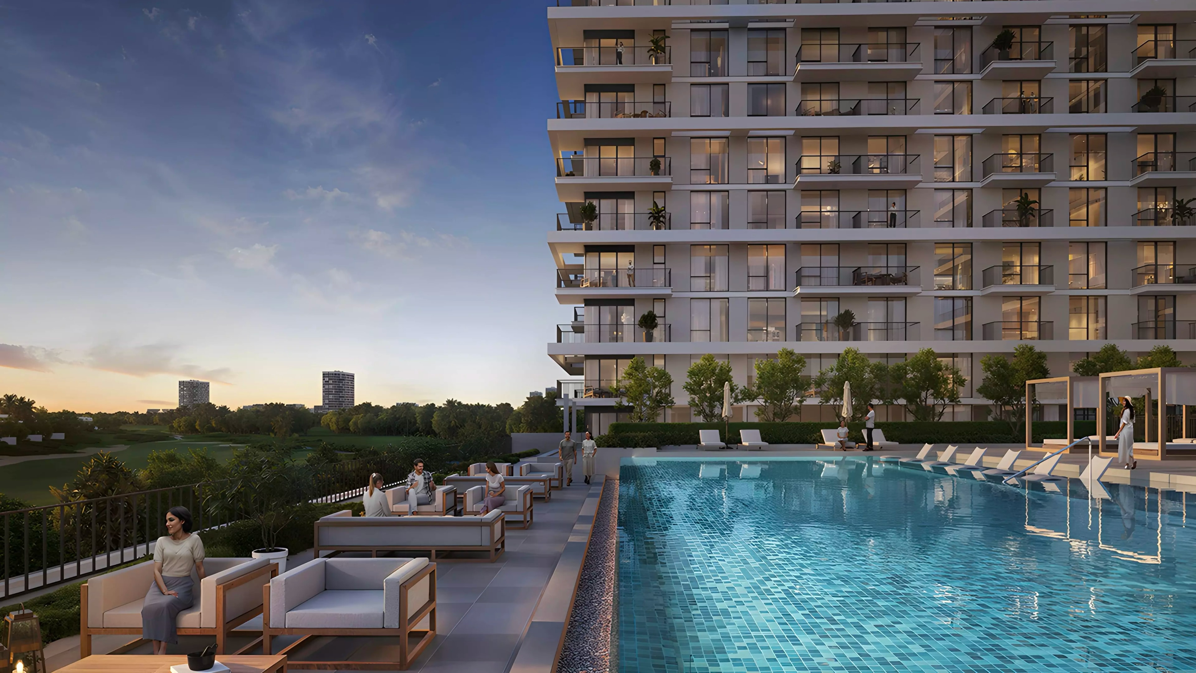 Impressie van Golf Meadow, woningen van Emaar Properties in Emaar South, Dubai