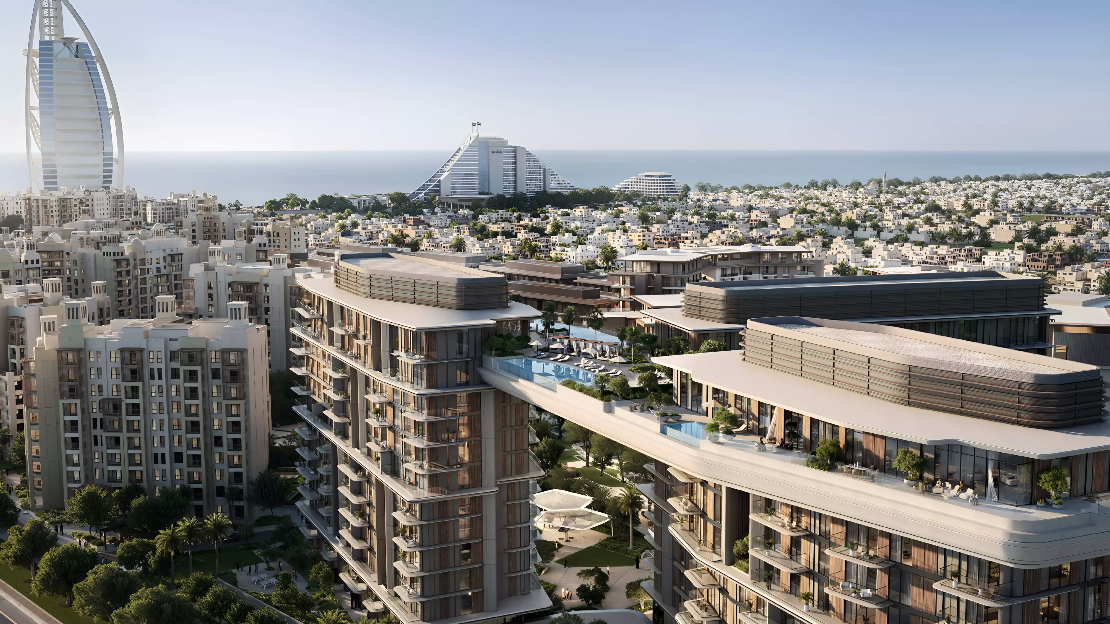 Impressie van Nourelle by Meraas, appartementen van Meraas Holding in Madinat Jumeirah Living, Dubai