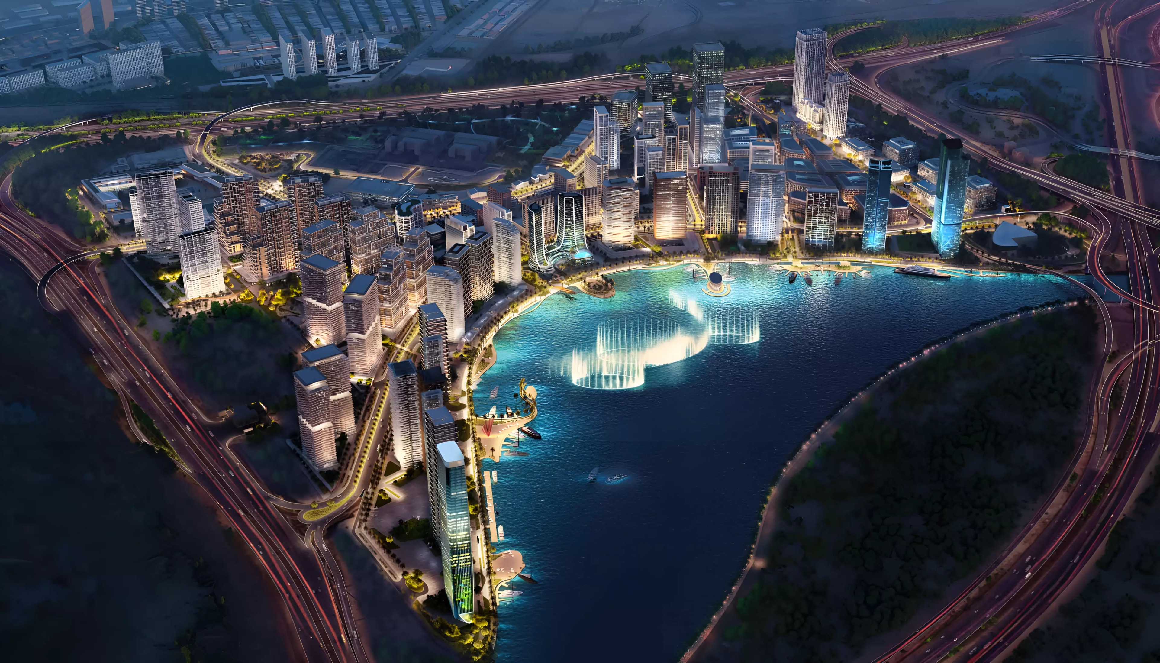 Impressie van Atelis, woningen van Meraas Holding in Dubai Design District, Dubai
