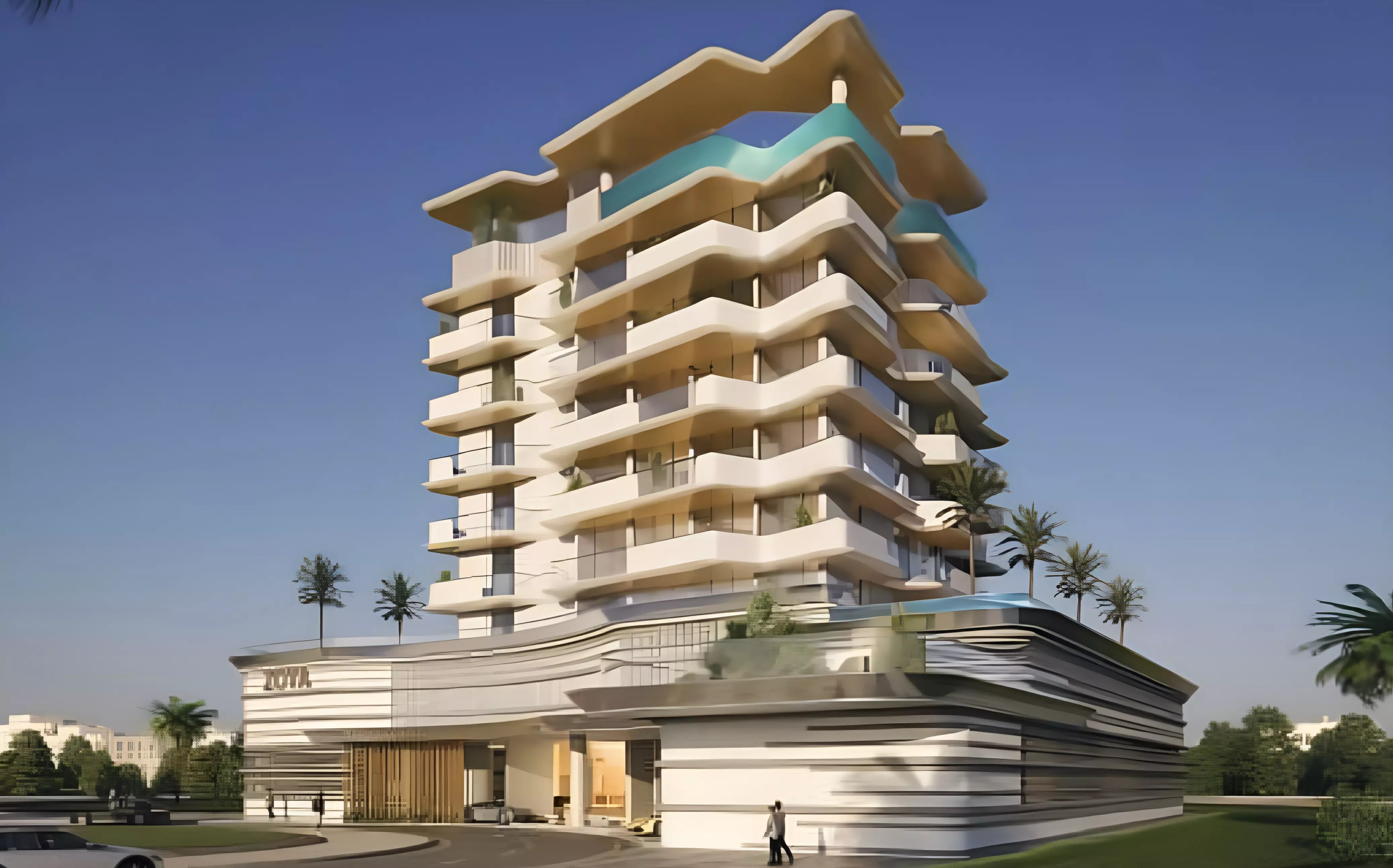 Impressie van Elanora, appartementen van Zoya Developments in Dubai Industrial City, Dubai