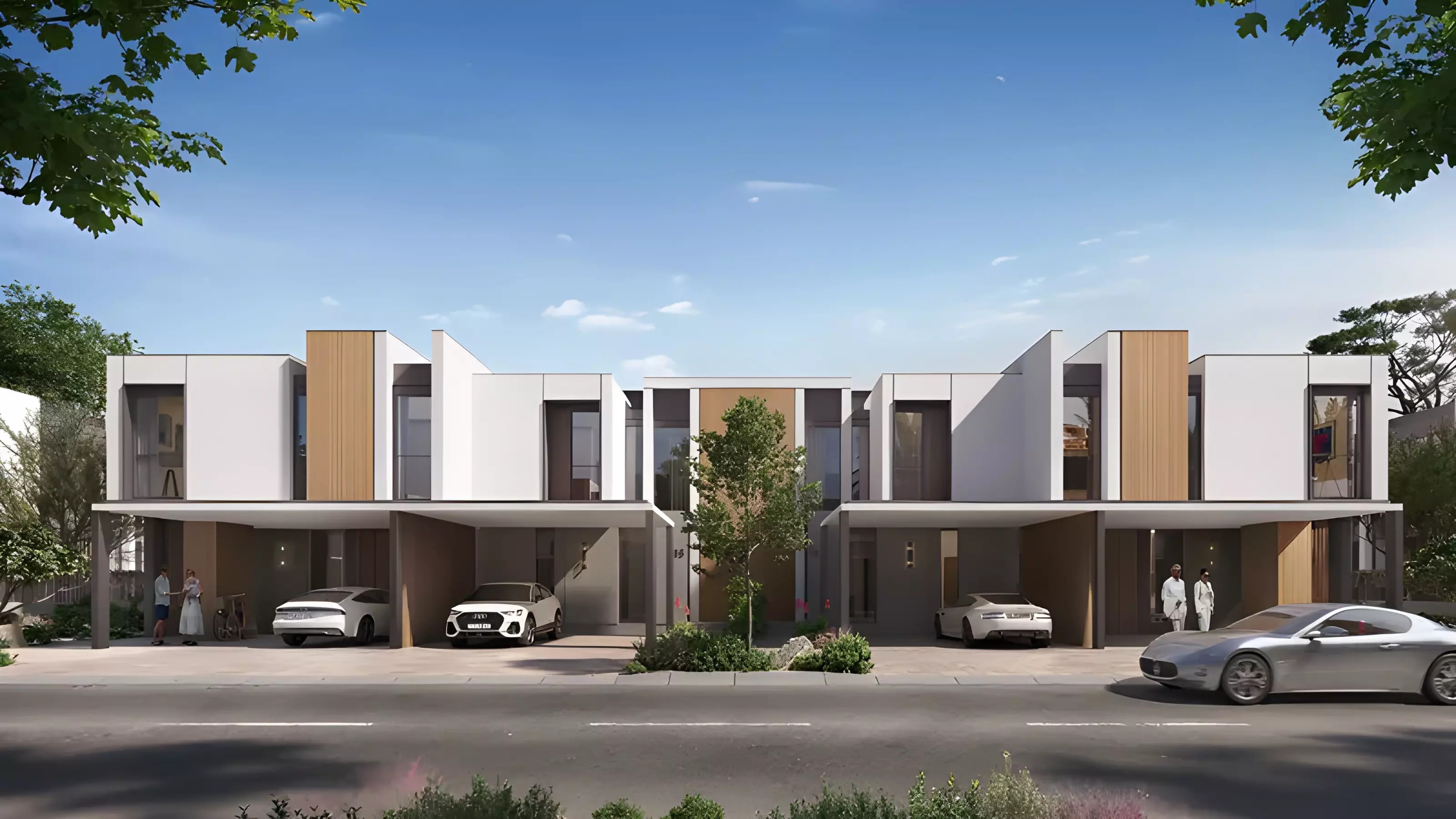 Impressie van Oasis, townhouses van Aldar Properties in Haven By Aldar, Dubai