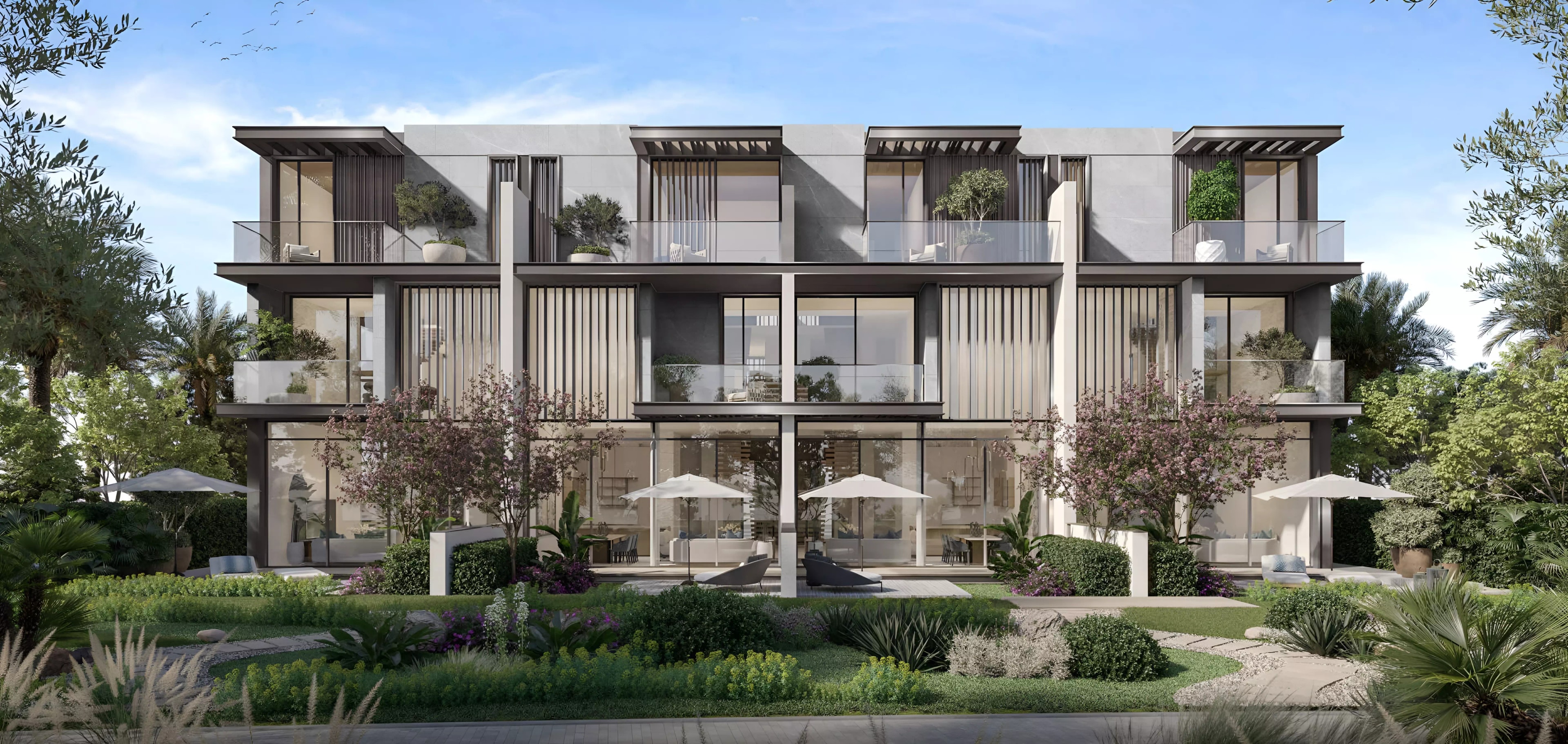 Impressie van Nad Al Sheba Gardens Phase 9, woningen van Meraas Holding in Nad Al Sheba, Dubai