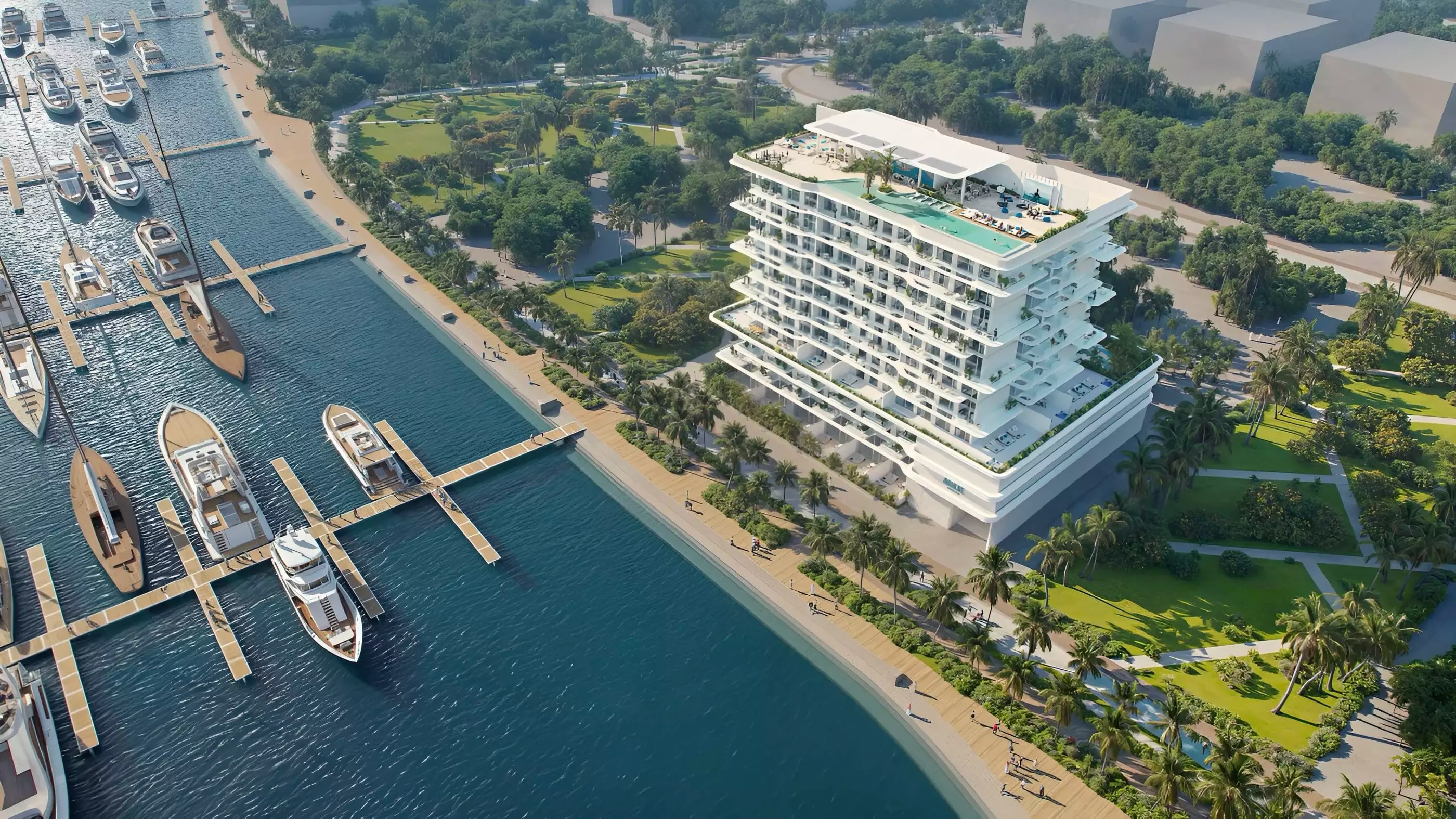 Impressie van Ayamore Residence, woningen van Ayat Development in Dubai Islands, Dubai