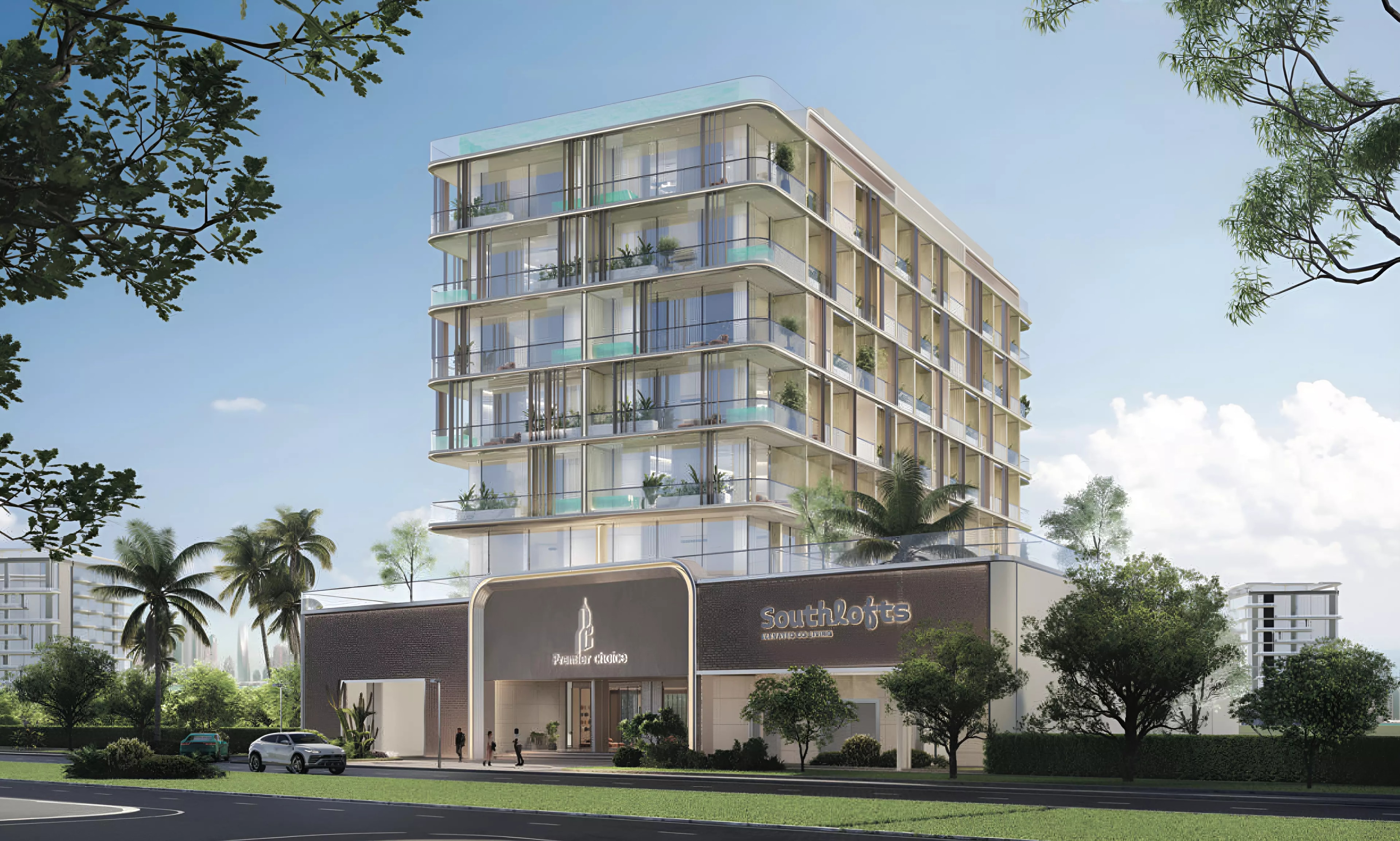 Impressie van South Lofts, appartementen van Premier Choice International in Dubai Industrial City, Dubai