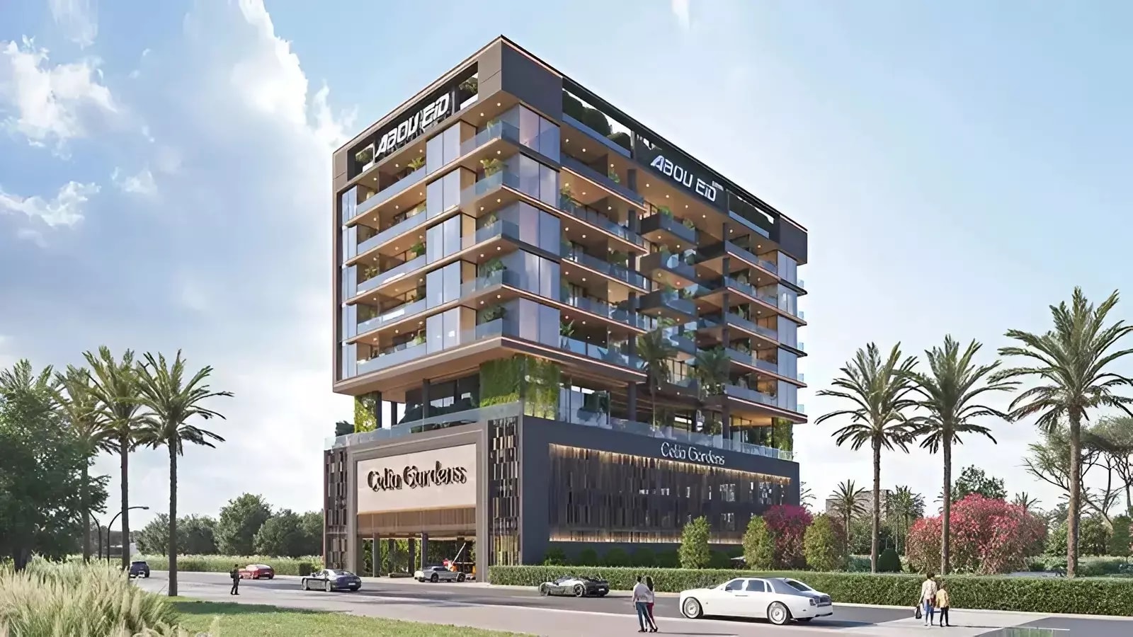 Impressie van Celia Gardens, appartementen van Abou Eid Real Estate Development in Nad Al Sheba, Dubai