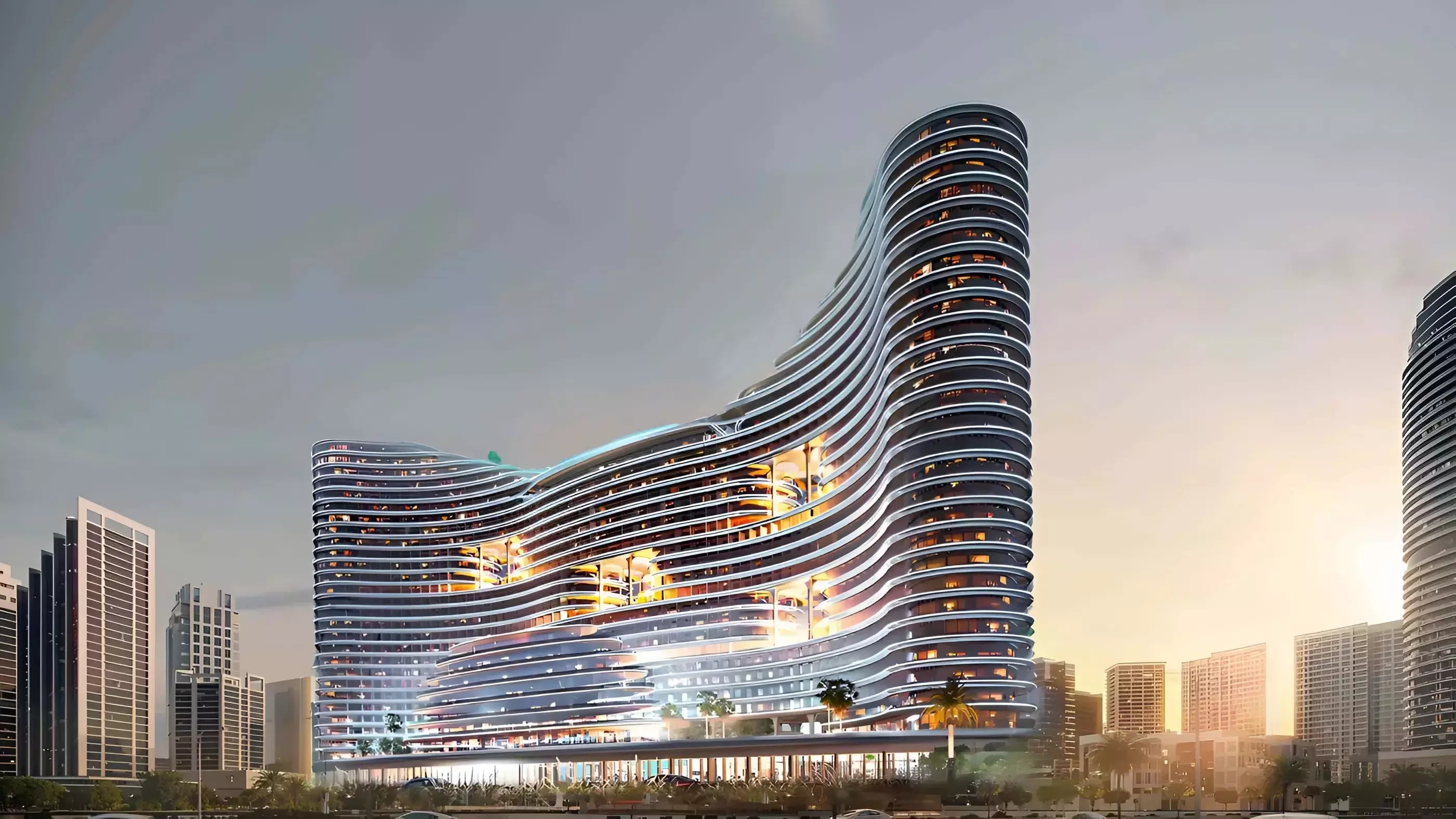 Impressie van Binghatti Aquarise, appartementen van Binghatti Developers in Business Bay, Dubai