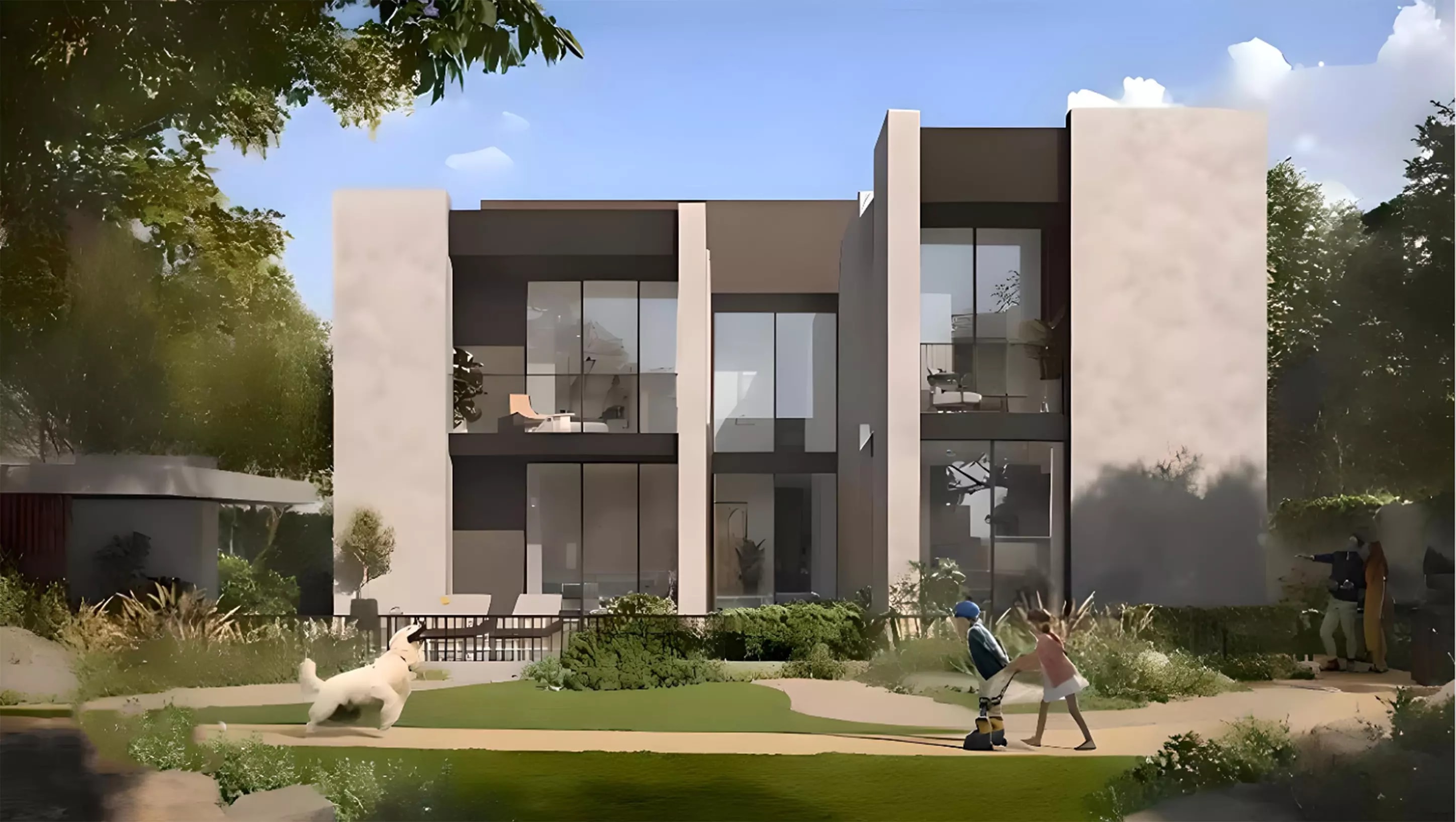 Impressie van Delphi, woningen van Aldar Properties in Athlon by Aldar, Dubai