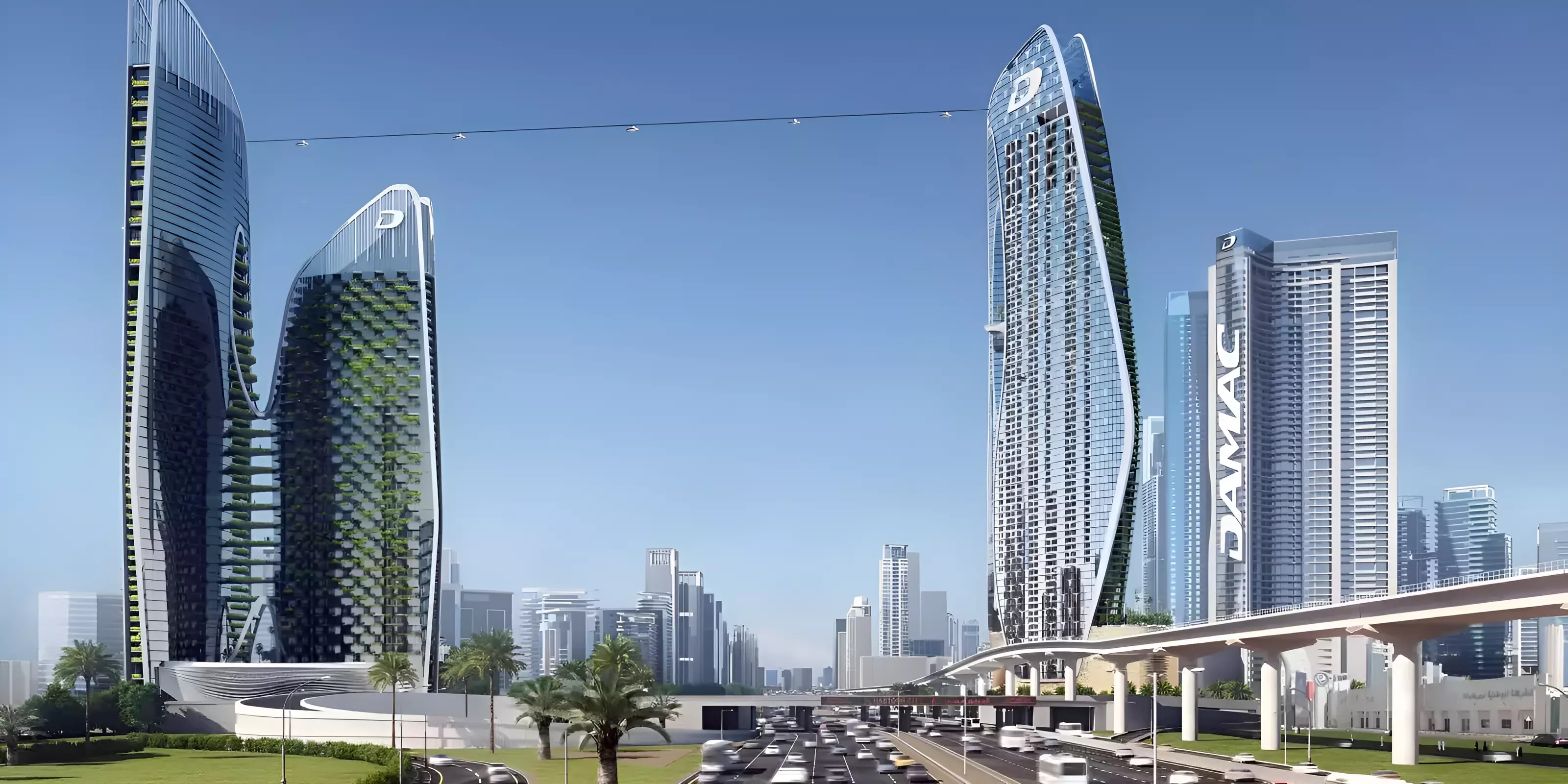Impressie van Safa Two, woningen van Damac Properties in Business Bay, Dubai