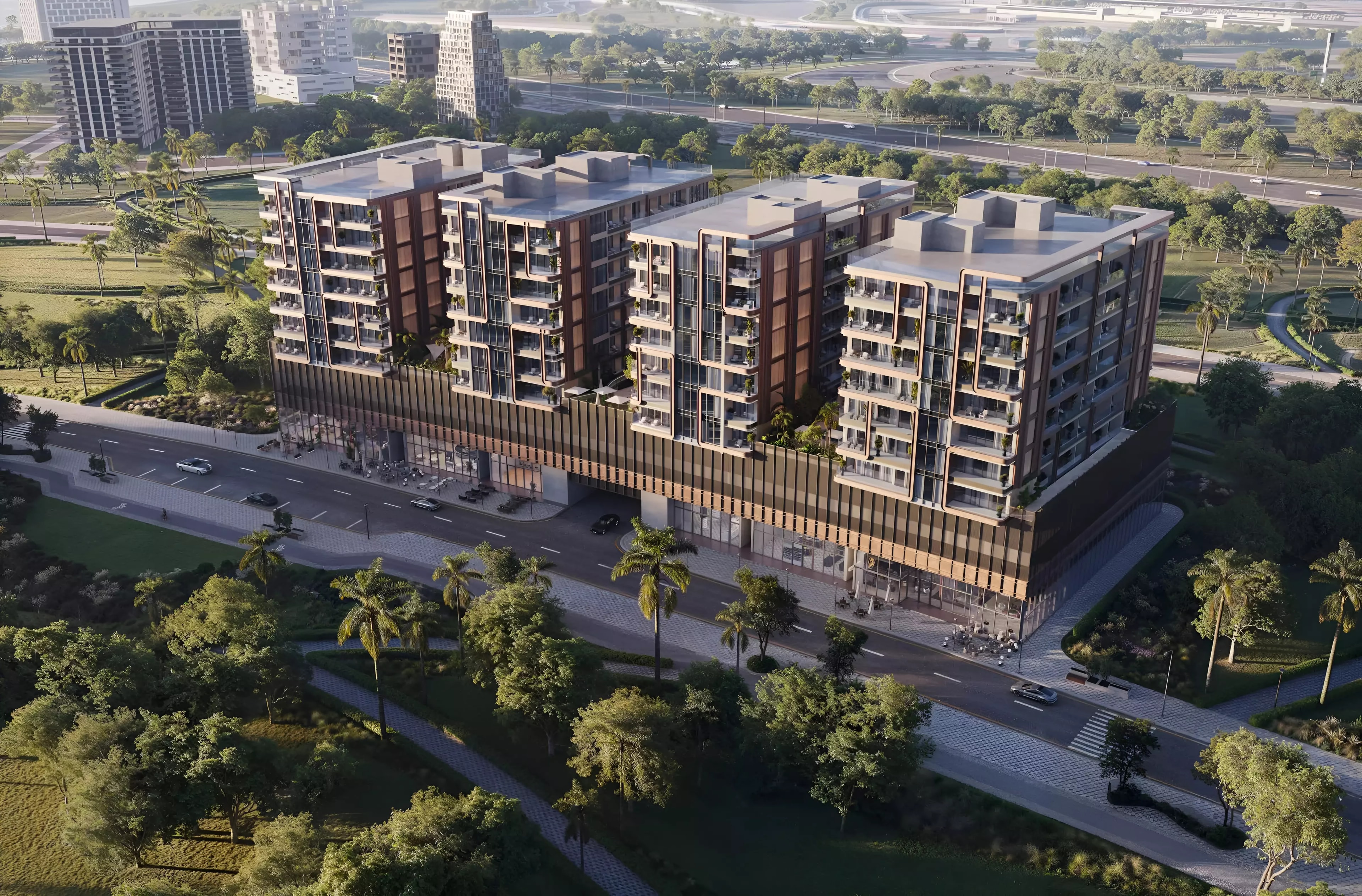 Impressie van Enchante, appartementen van Grid Properties in Arjan, Dubai