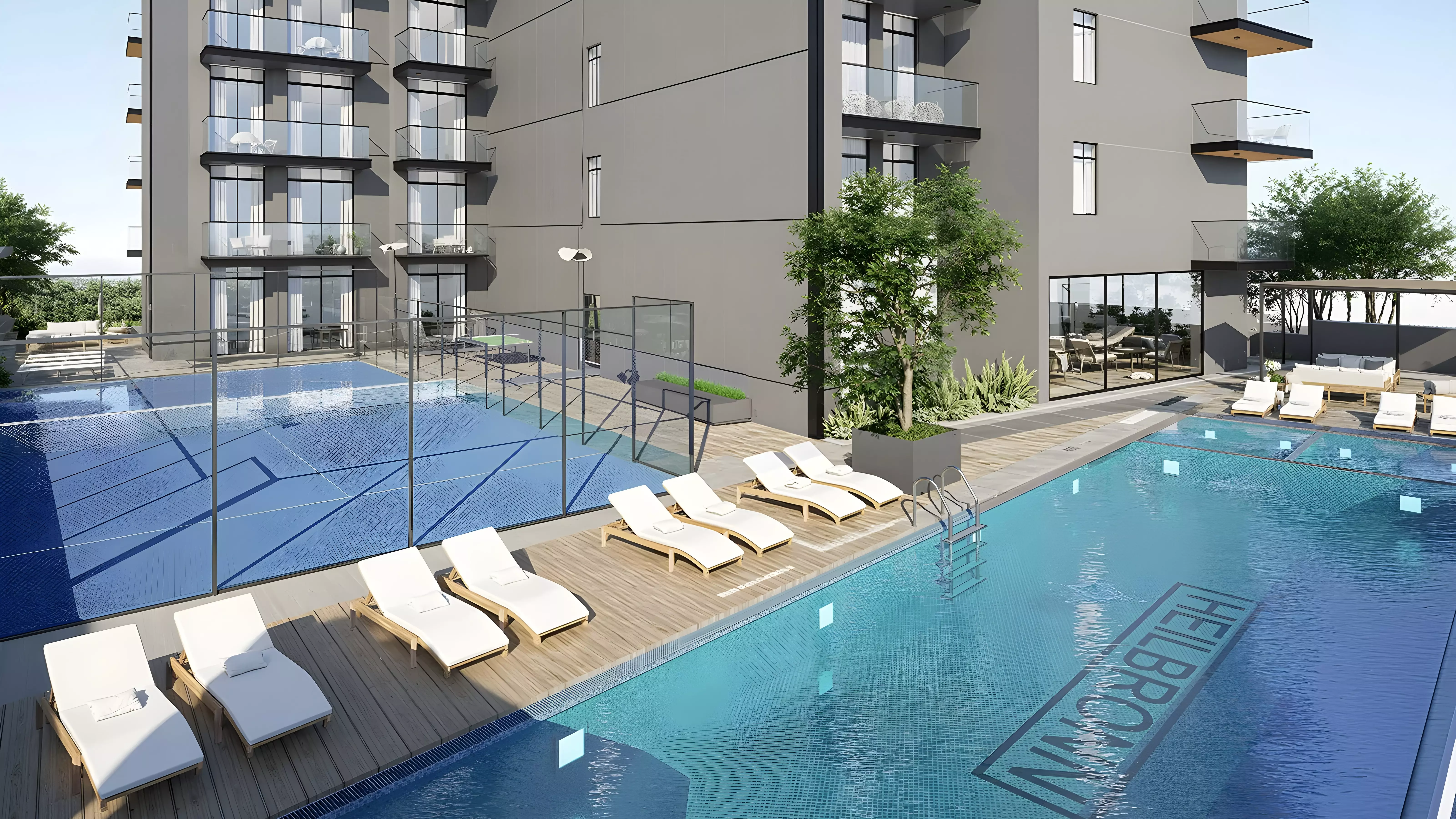 Impressie van Park Lane 3, appartementen van Heilbronn Properties Development in Jumeirah Village Circle, Dubai