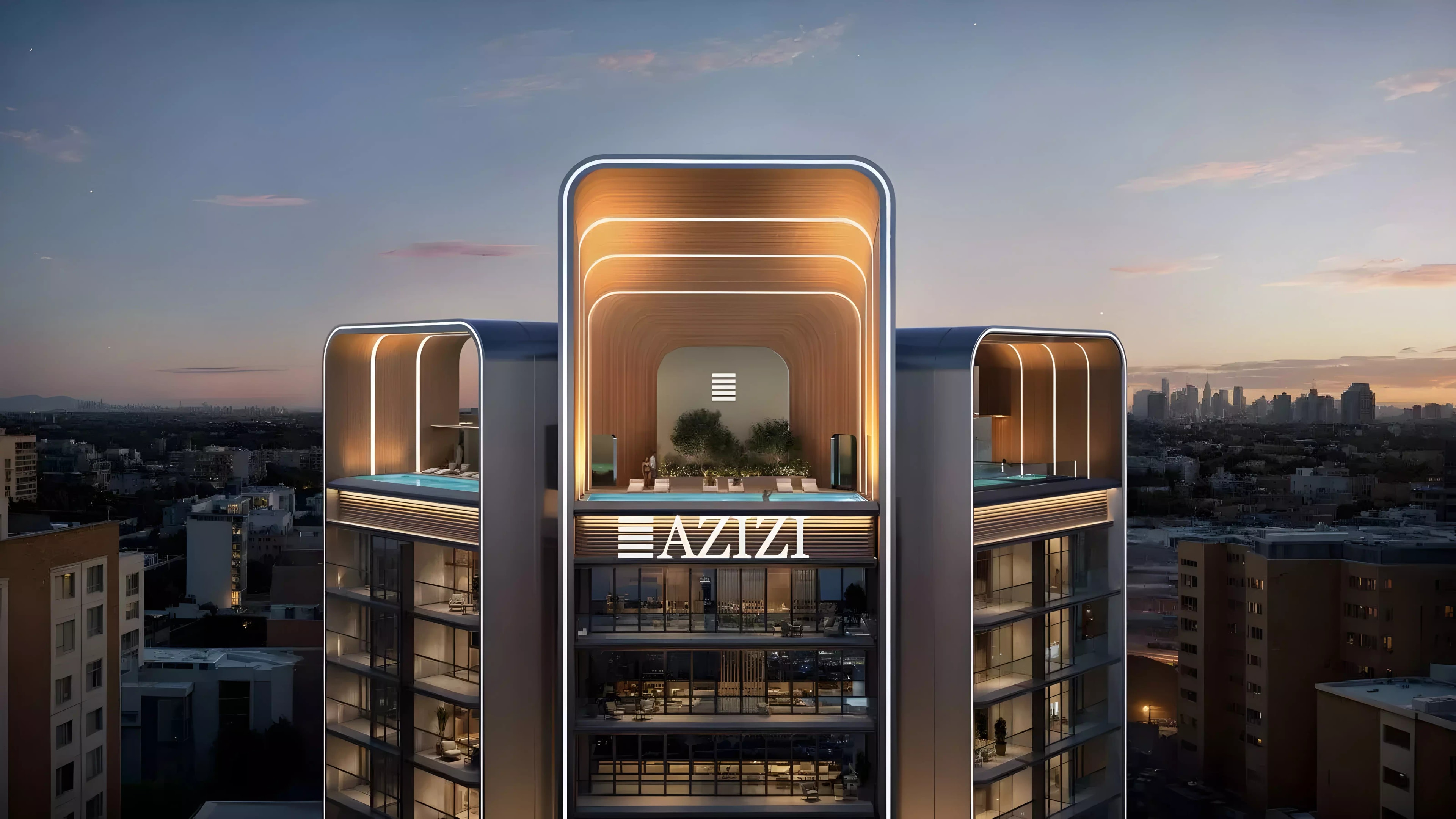 Impressie van Creek Views 4, woningen van Azizi Developments in Al Jaddaf, Dubai
