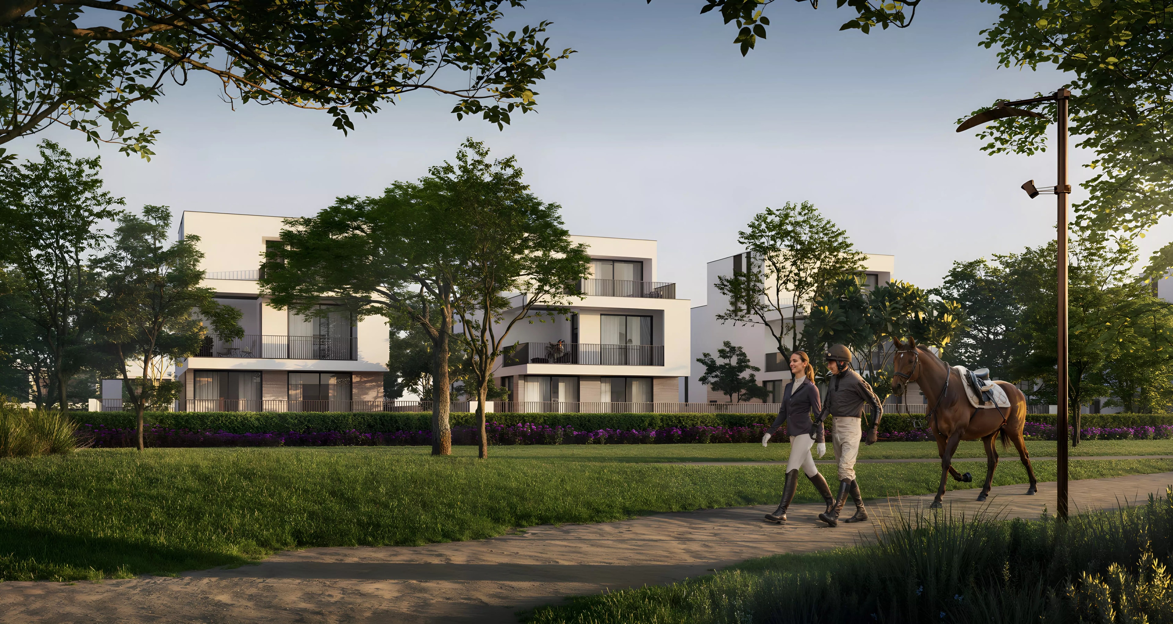 Impressie van Equiterra, woningen van Emaar Properties in The Grand Polo Club and Resort, Dubai
