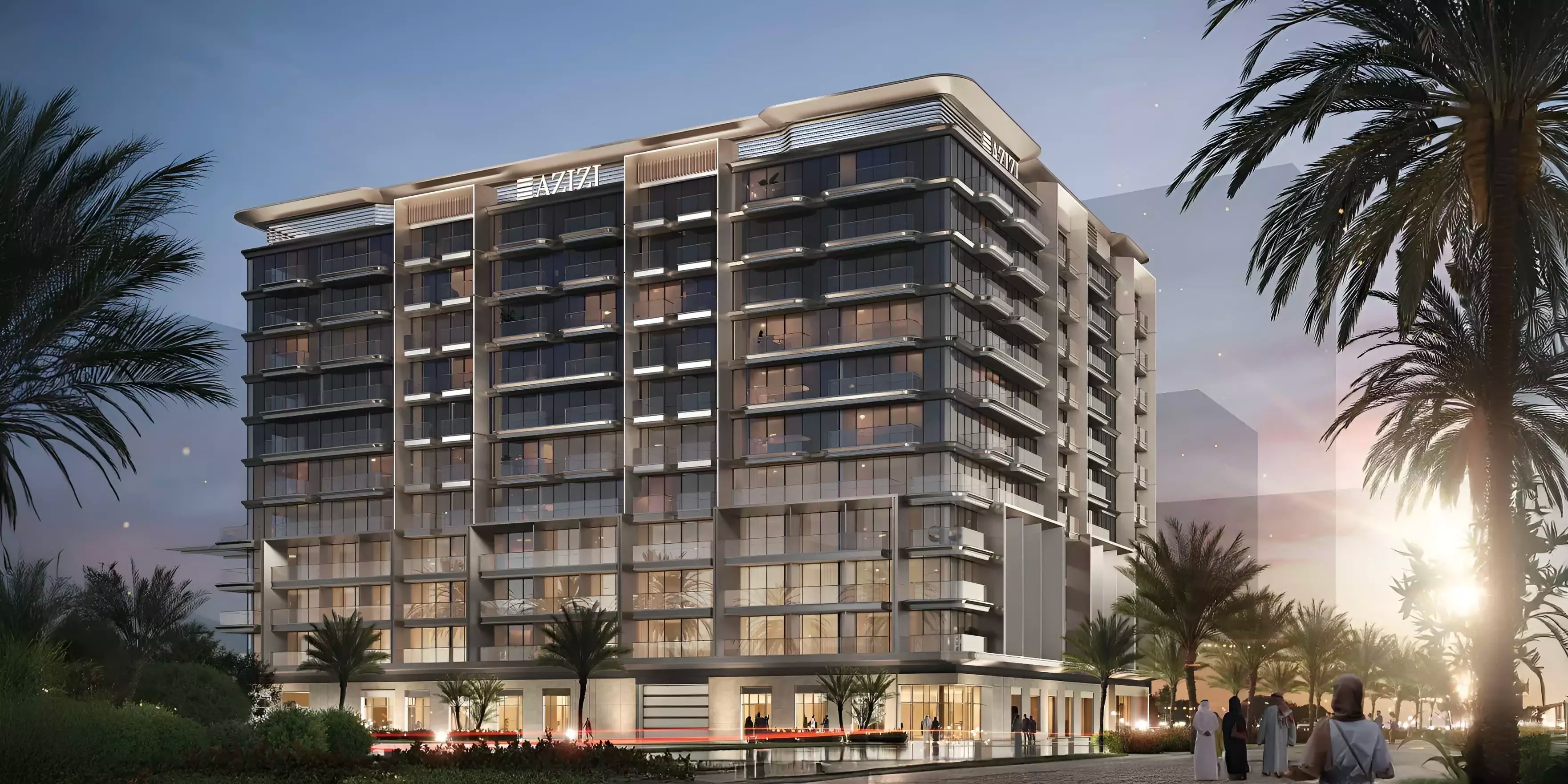 Impressie van Azizi Wares, appartementen van Azizi Developments in Downtown Jebel Ali, Dubai