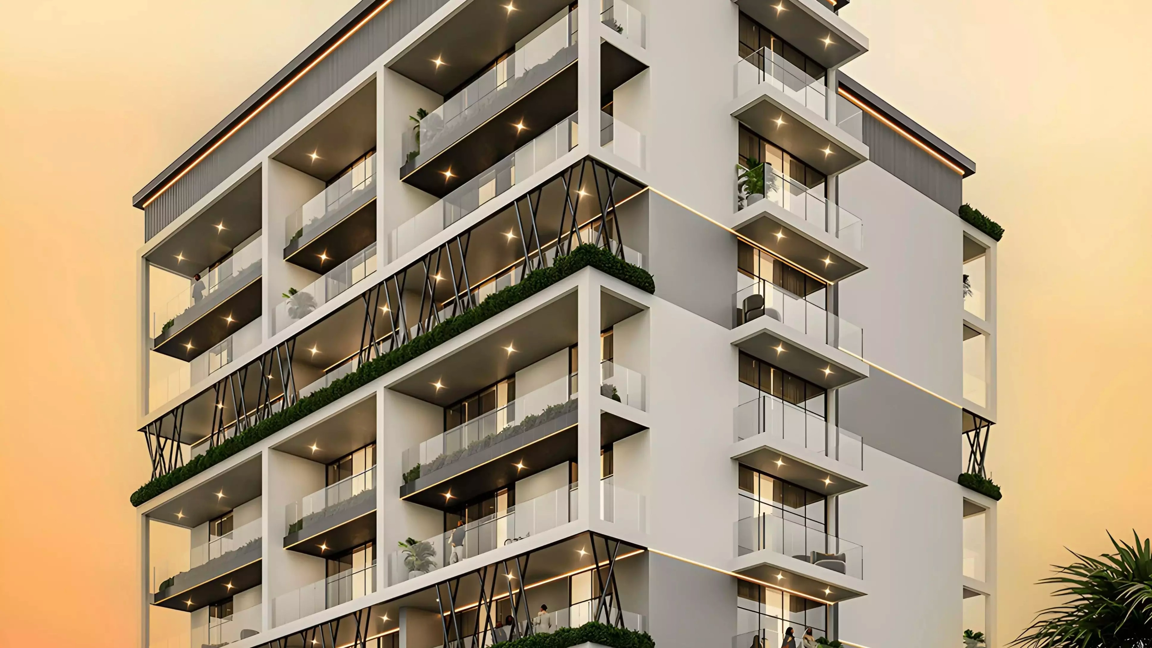 Impressie van Arib Collection, appartementen van ARIB Developments in Dubai Land Residence Complex, Dubai