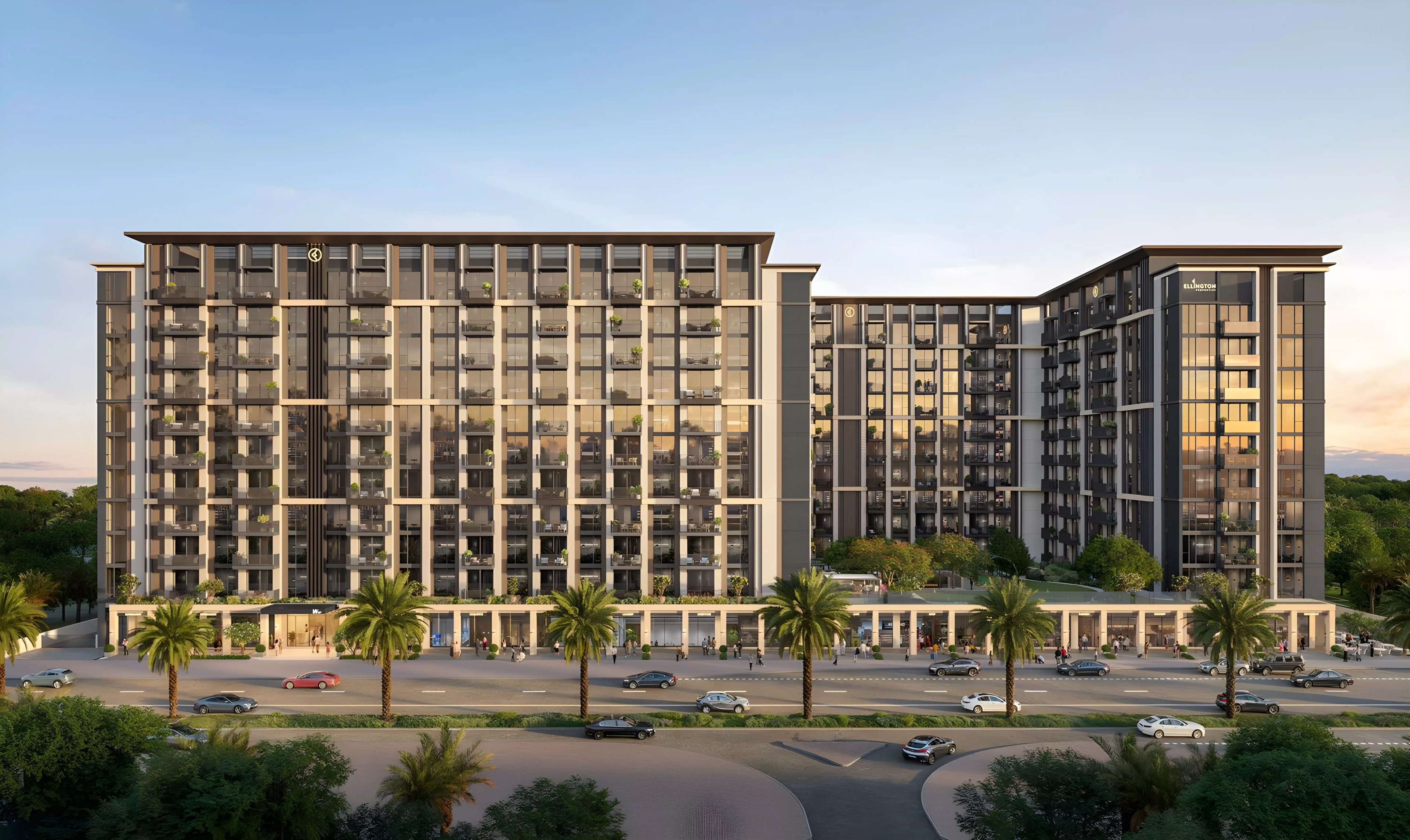 Impressie van Windsor House II, woningen van Ellington in Dubai South (Dubai World Central), Dubai