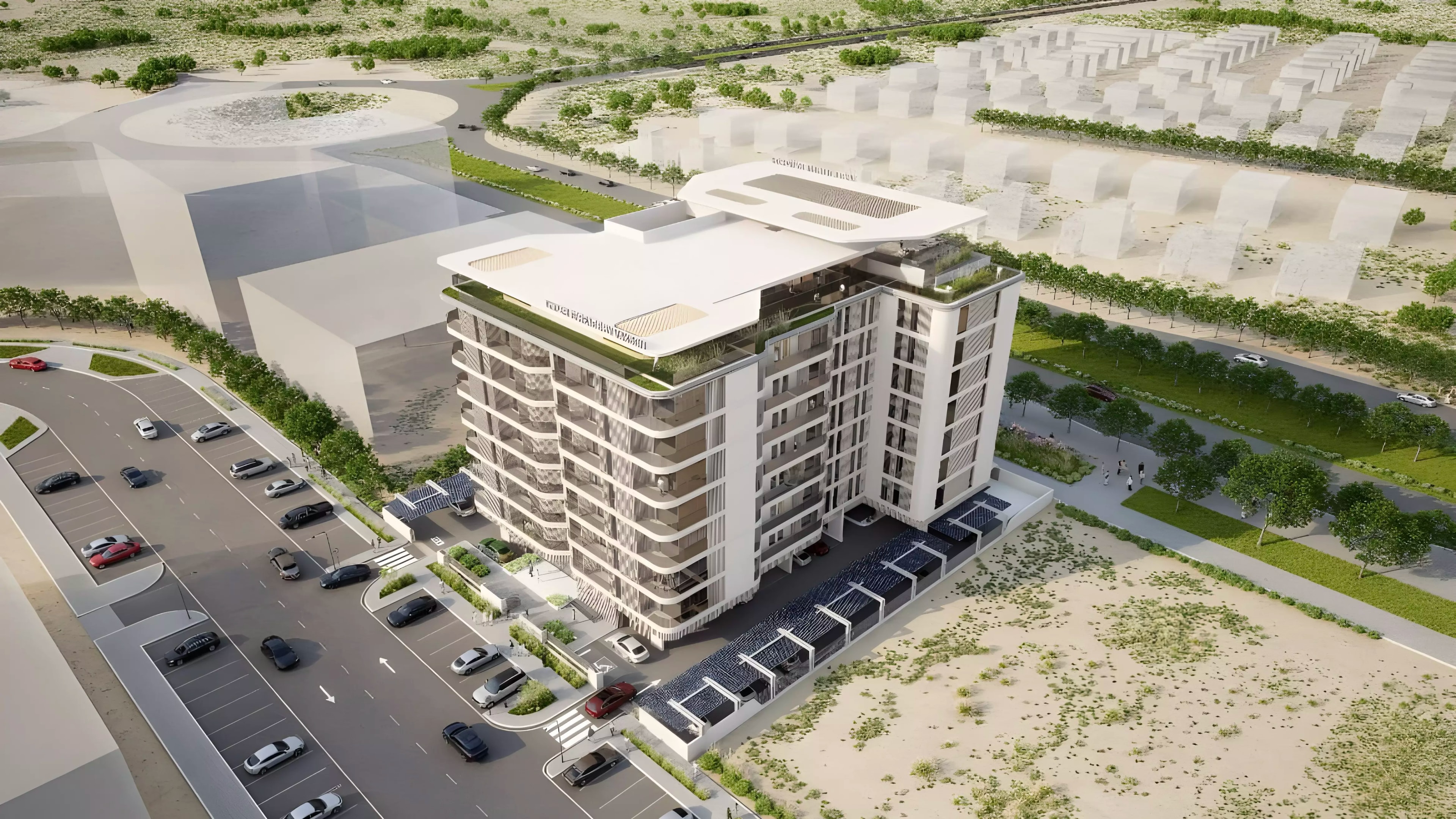 Impressie van Timber Terrace, appartementen van Vakson Group in Dubai South (Dubai World Central), Dubai