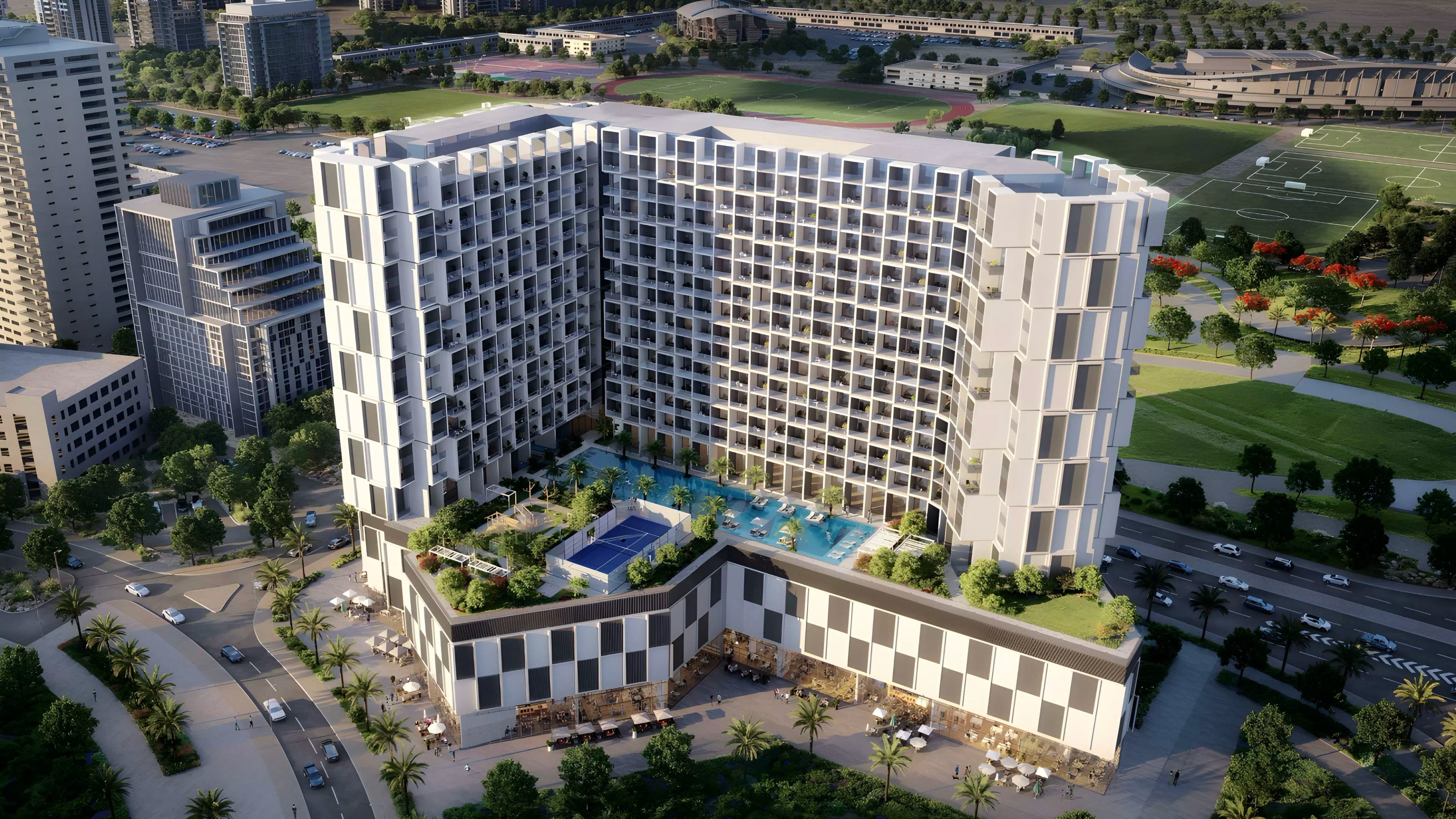 Impressie van Binghatti Cullinan, appartementen van Binghatti Developers in Al Jaddaf, Dubai