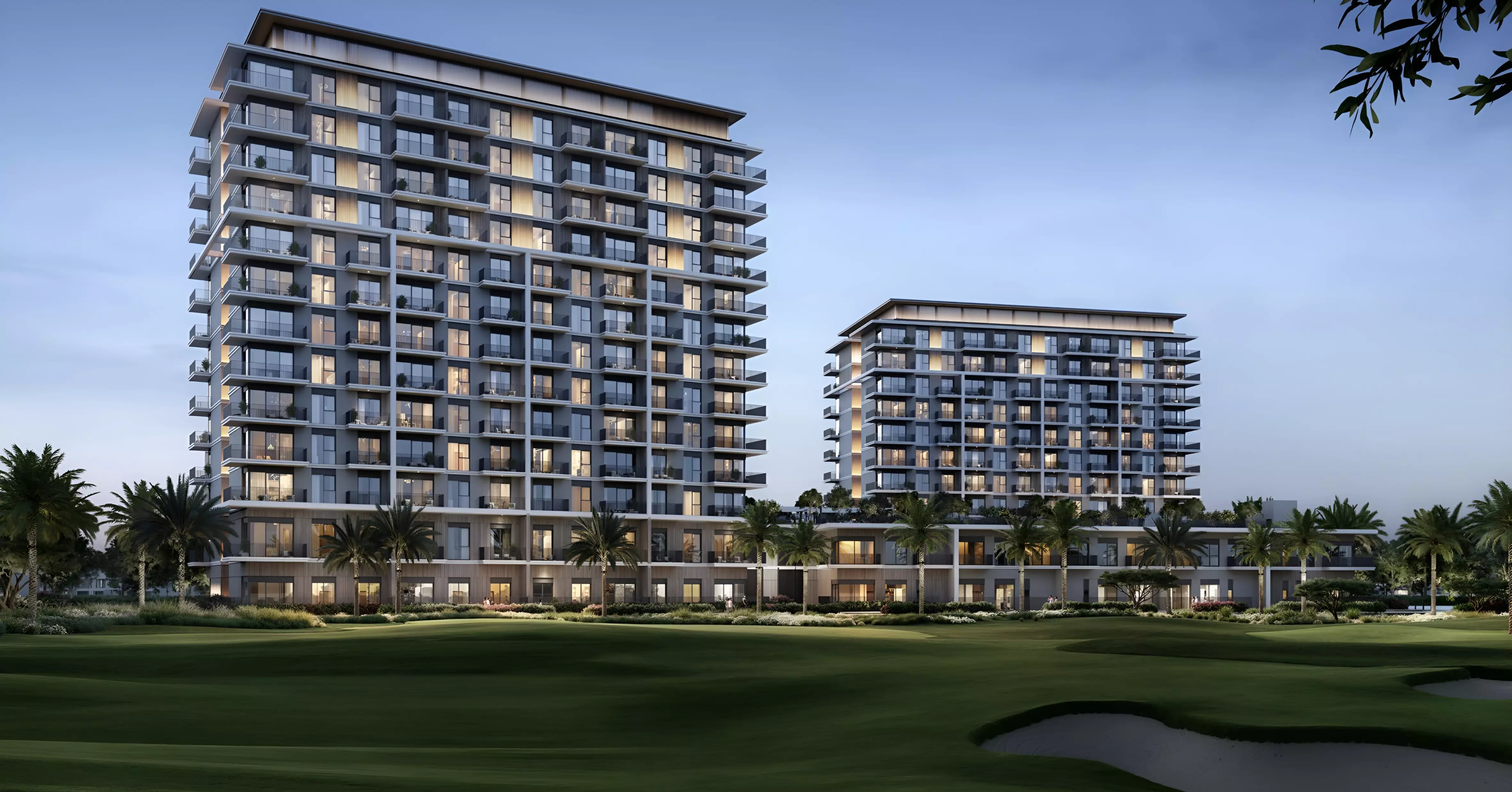 Impressie van Grove Ridge, woningen van Emaar Properties in Emaar South, Dubai