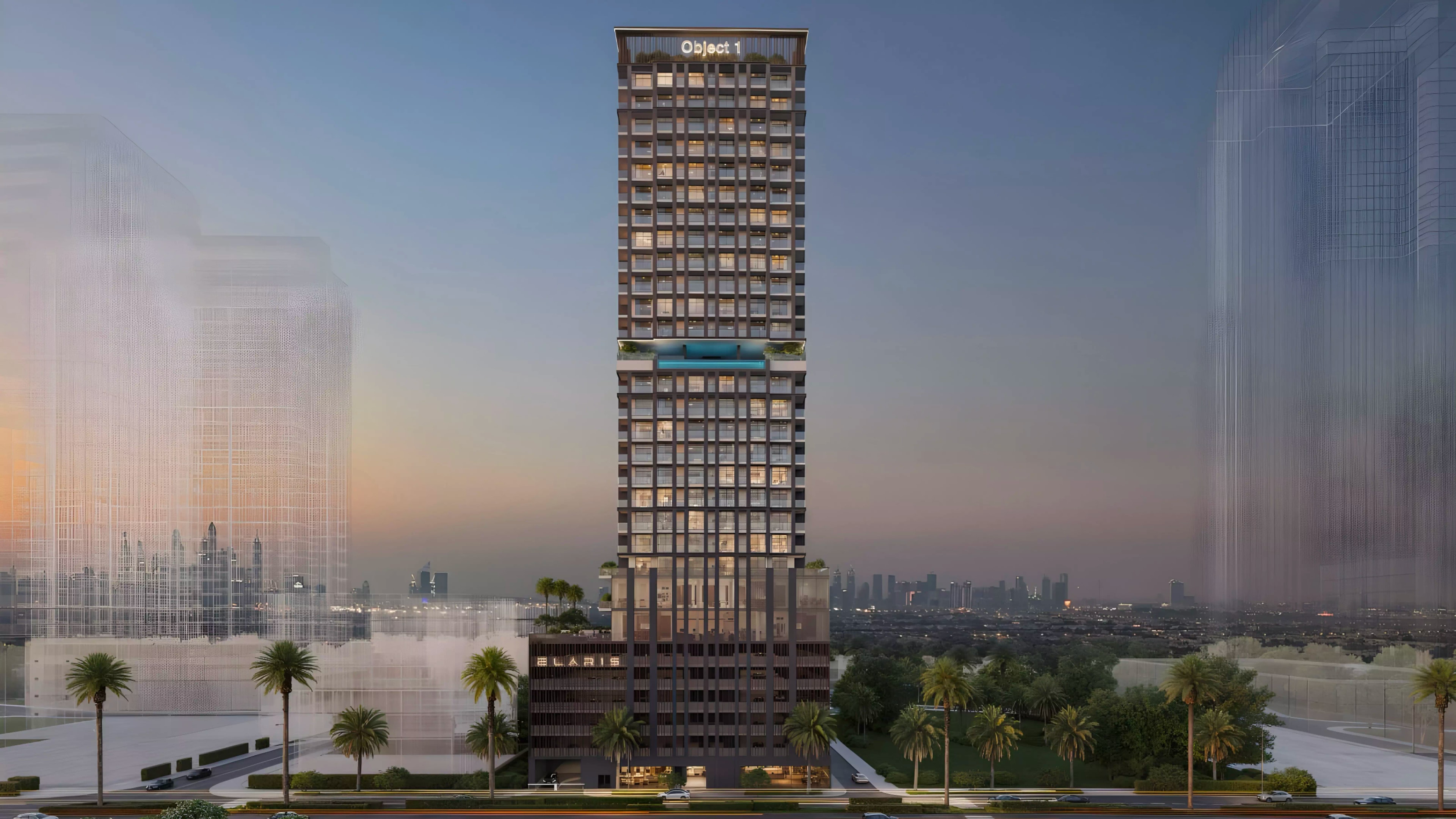 Impressie van Elaris Rise, appartementen van Object 1 in Jumeirah Village Triangle, Dubai