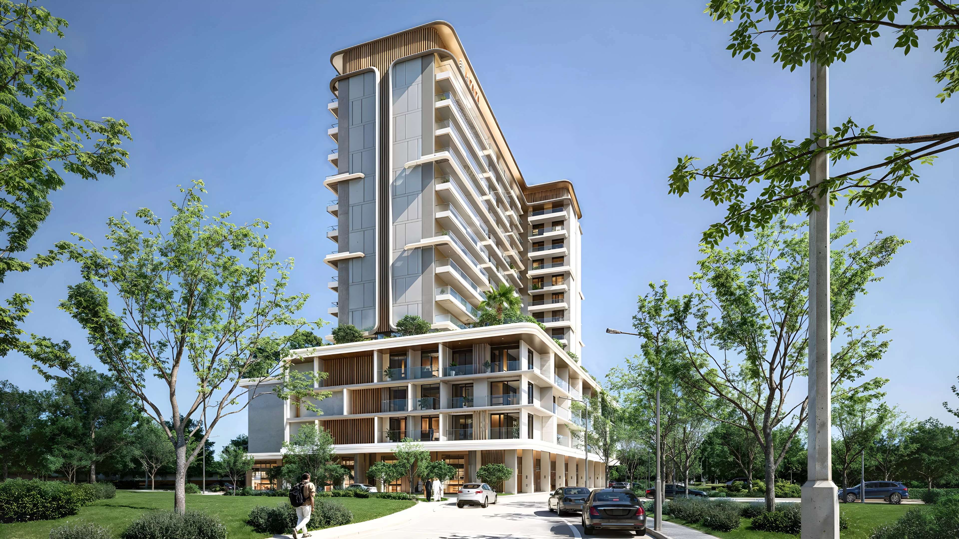 Impressie van Azizi Noura, woningen van Azizi Developments in Downtown Jebel Ali, Dubai