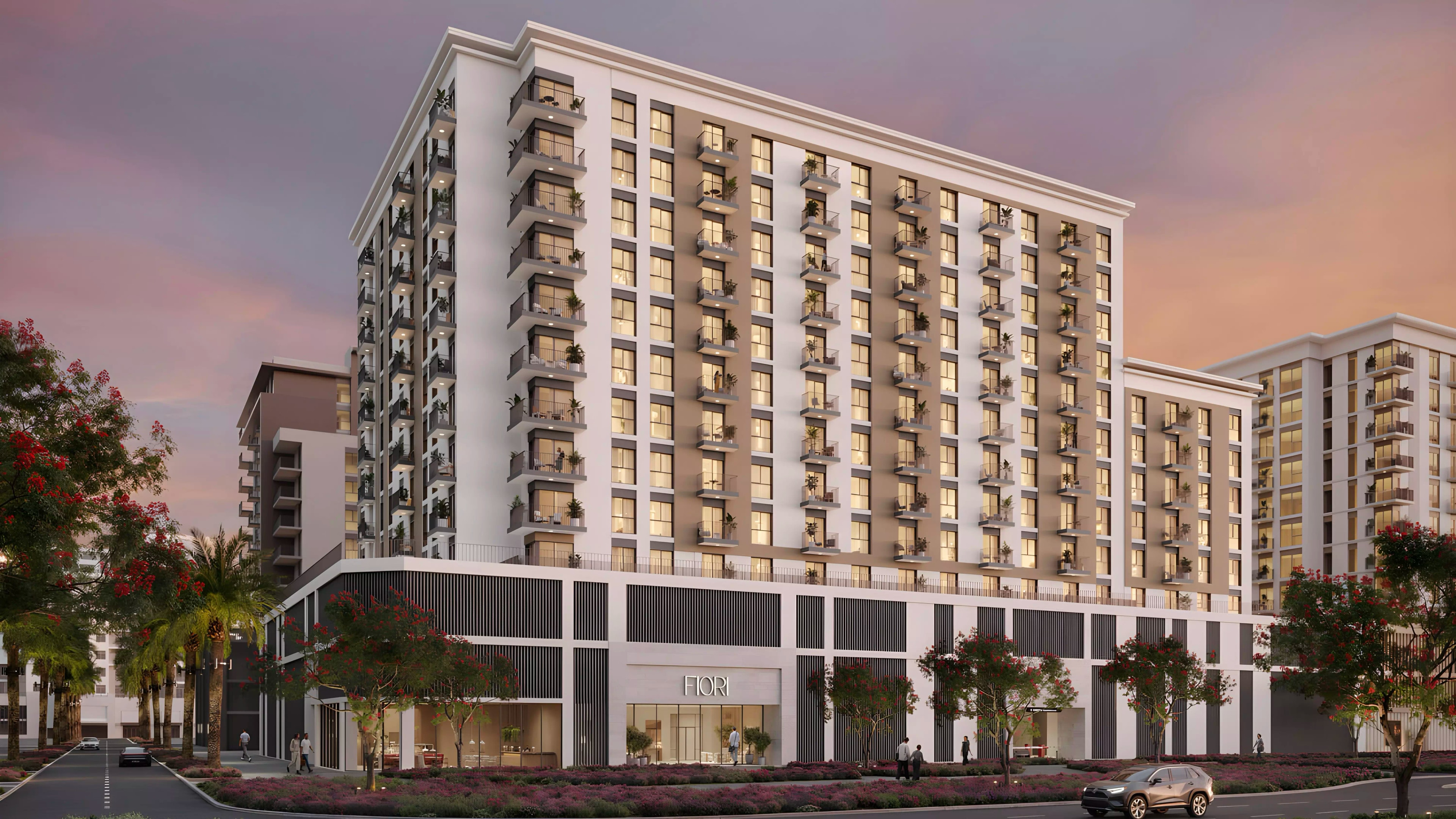 Impressie van Nshama Fiori, woningen van Nshama in Town Square, Dubai