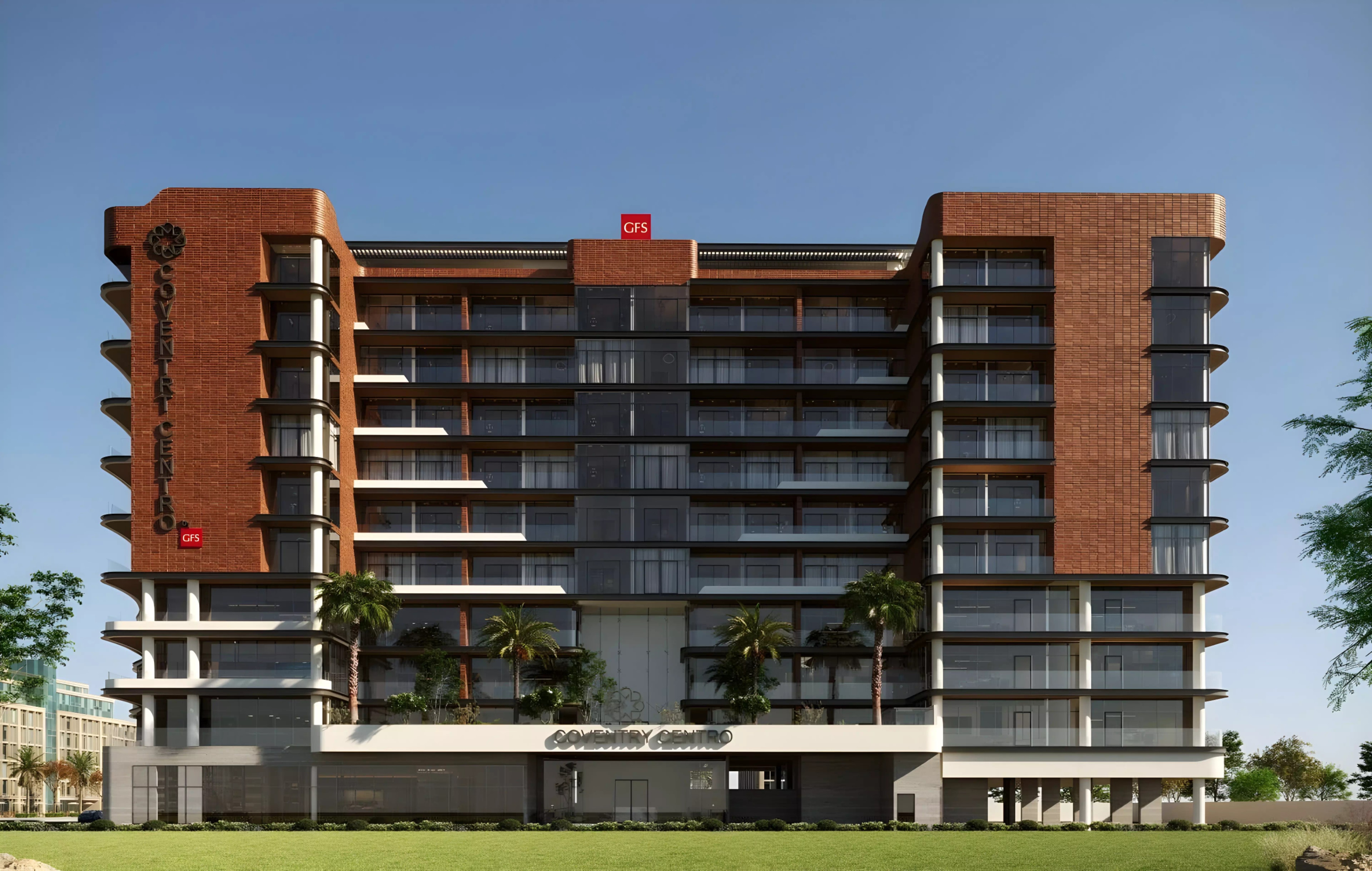 Impressie van Coventry Centro, appartementen van GFS Developers in Dubai Industrial City, Dubai