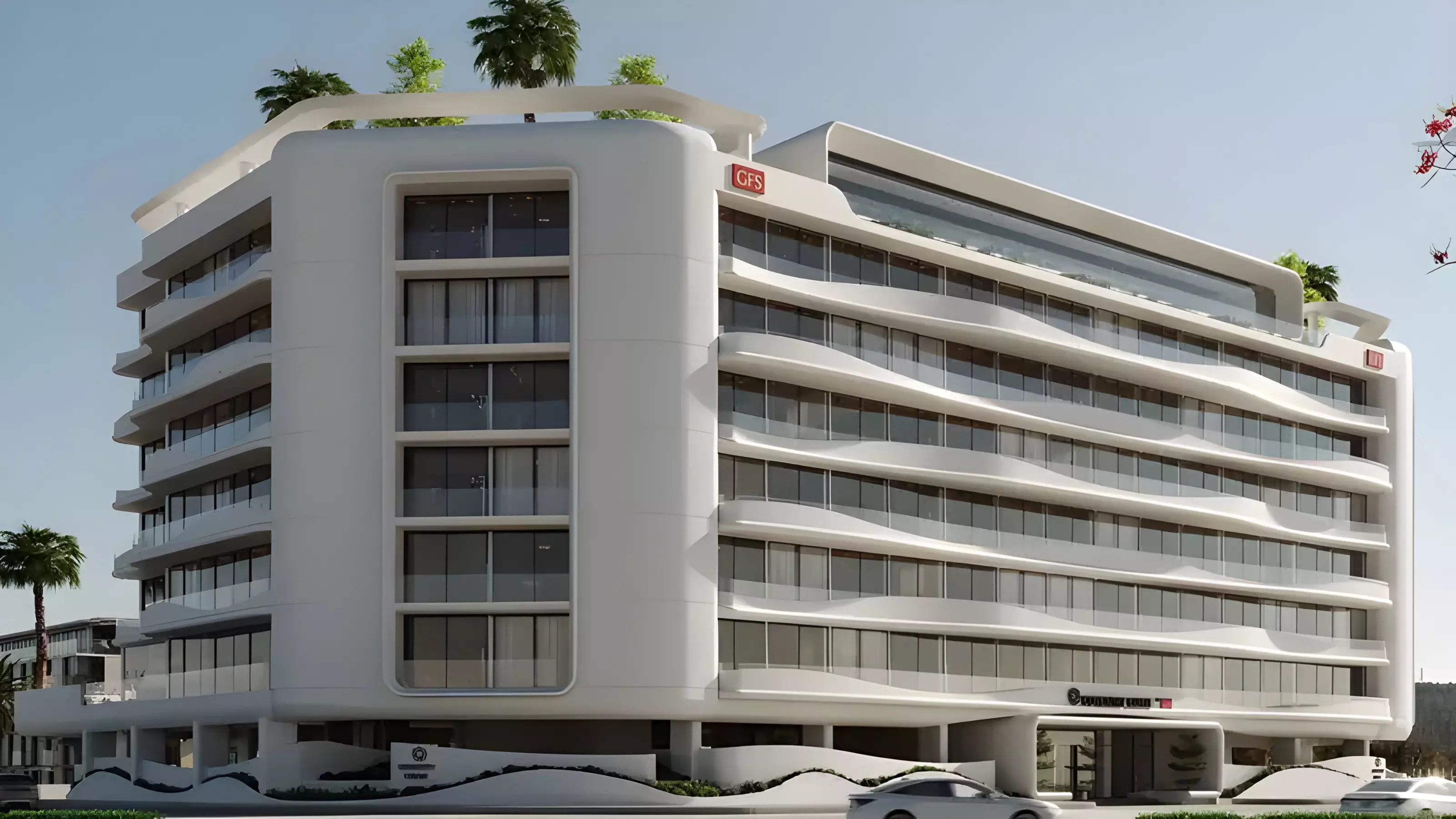 Impressie van Coventry Curves, appartementen van GFS Developers in Dubai Industrial City, Dubai