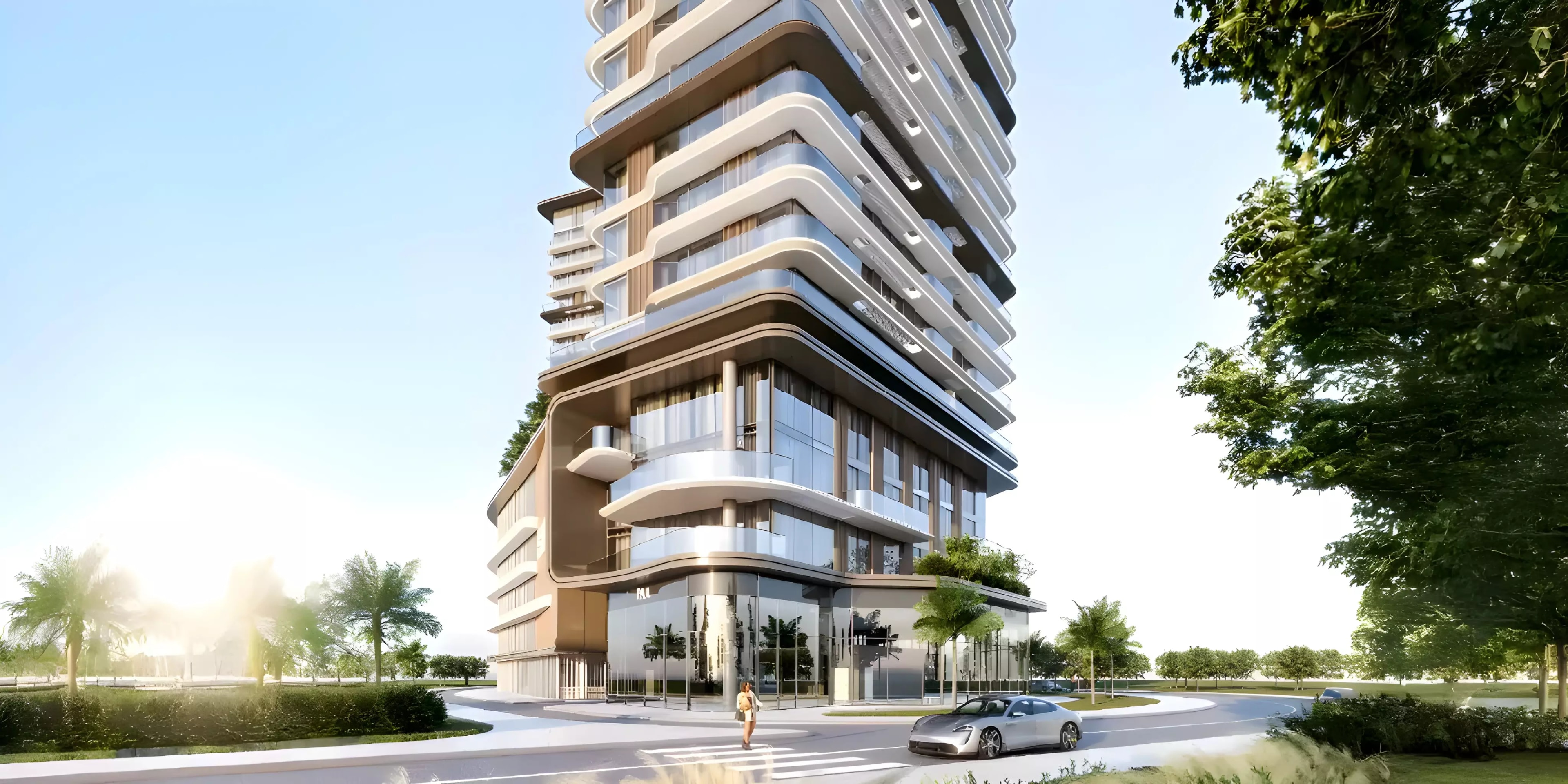 Impressie van Azizi Abraham, woningen van Azizi Developments in Downtown Jebel Ali, Dubai
