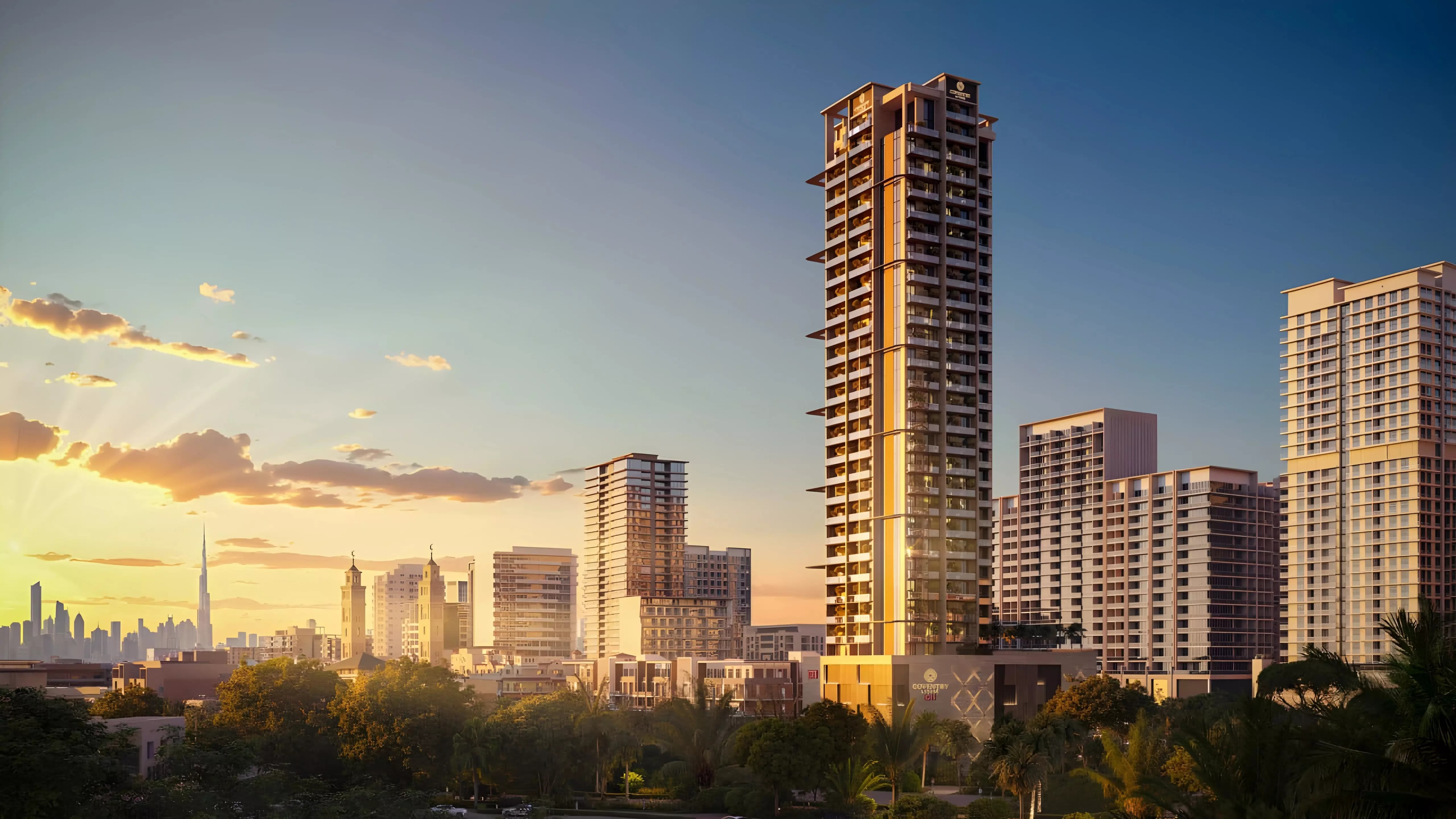 Impressie van Coventry Living, woningen van GFS Developers in Jumeirah Village Circle, Dubai