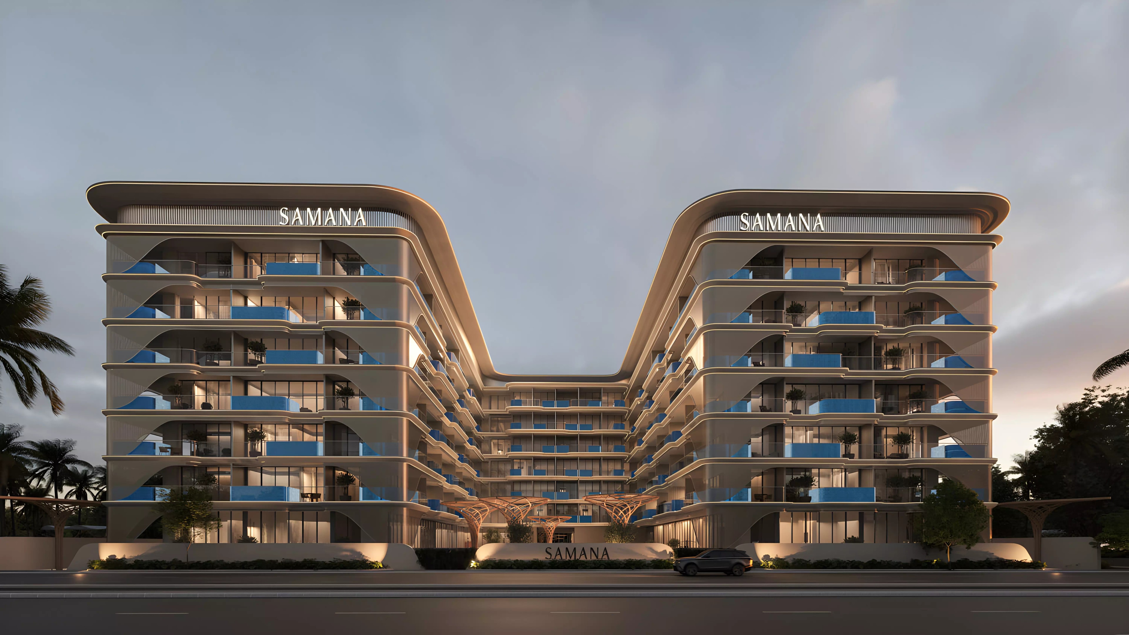 Impressie van Samana Imperial Garden, appartementen van Samana Developers in Arjan, Dubai