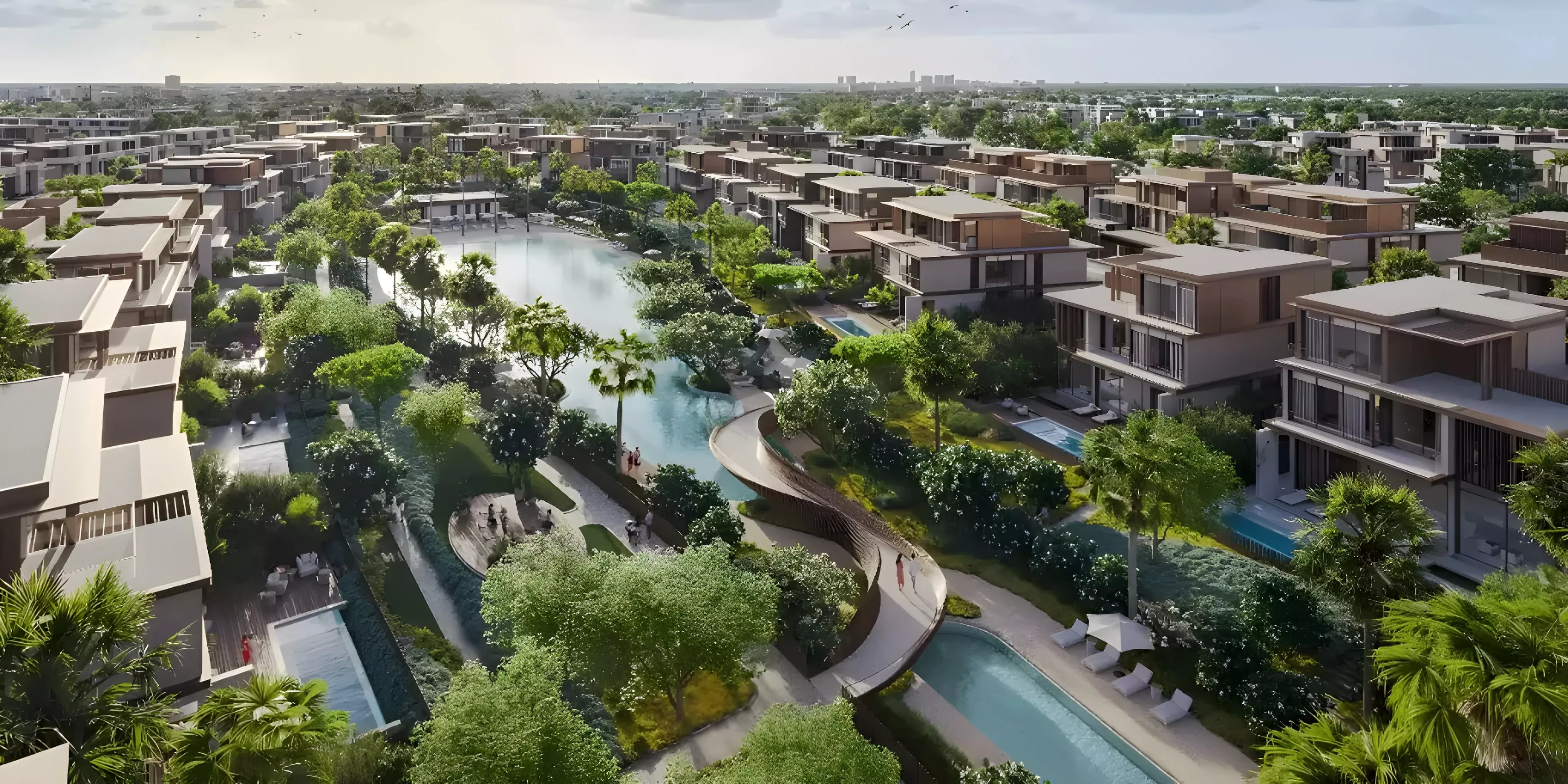 Impressie van Nad Al Sheba Gardens Phase 8, woningen van Meraas Holding in Nad Al Sheba, Dubai