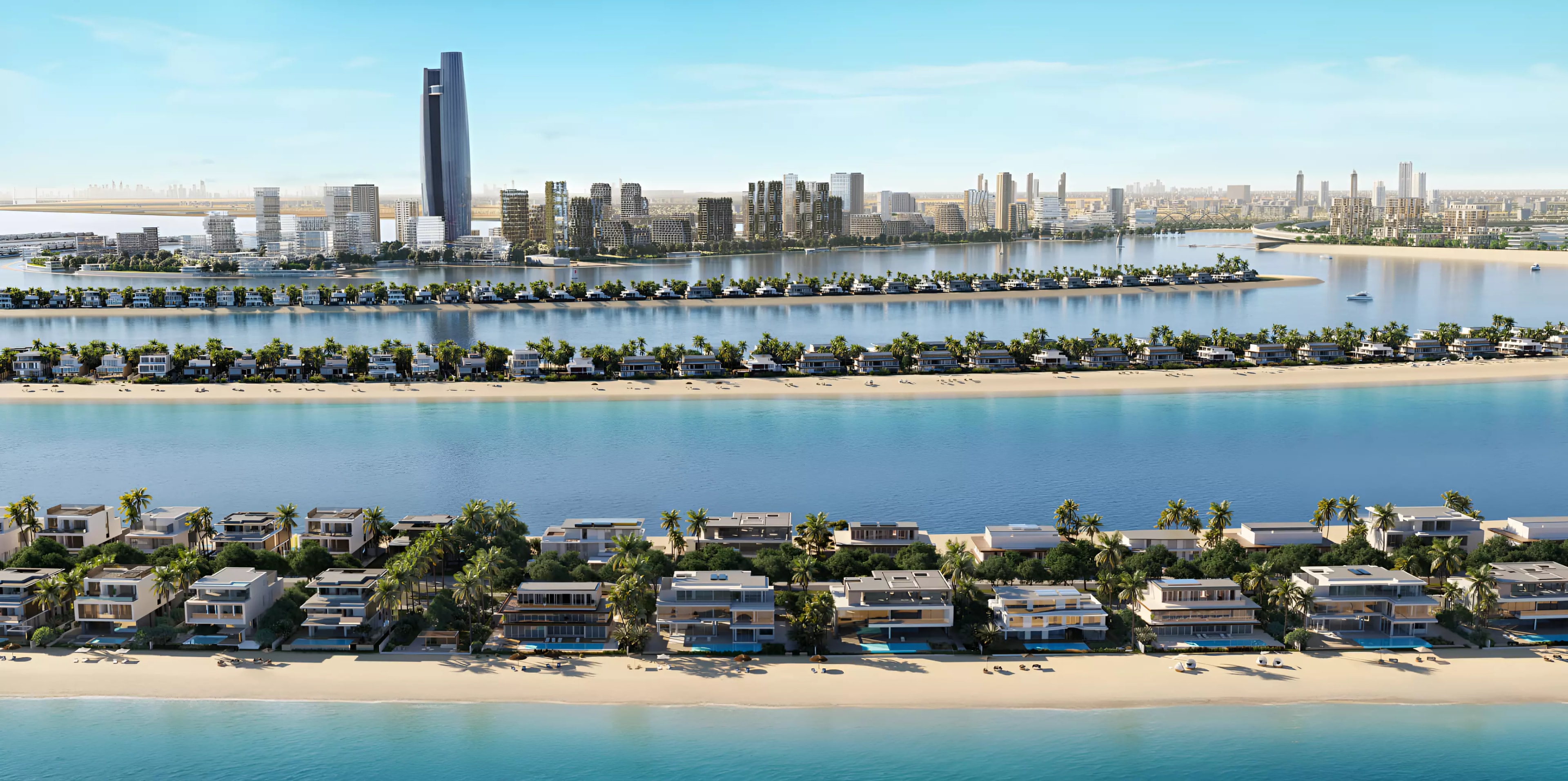 Impressie van Palm Jebel Ali Frond B, woningen van Nakheel in Palm Jebel Ali, Dubai