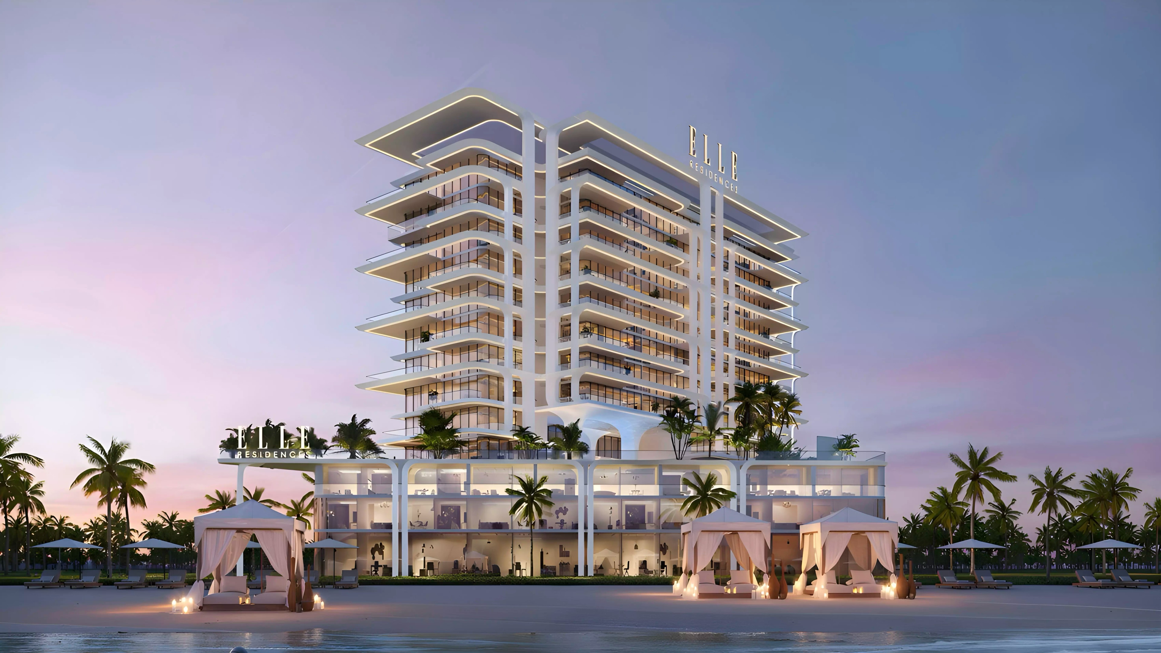 Impressie van Elle Residences, woningen van Anax Developments in Dubai Islands, Dubai